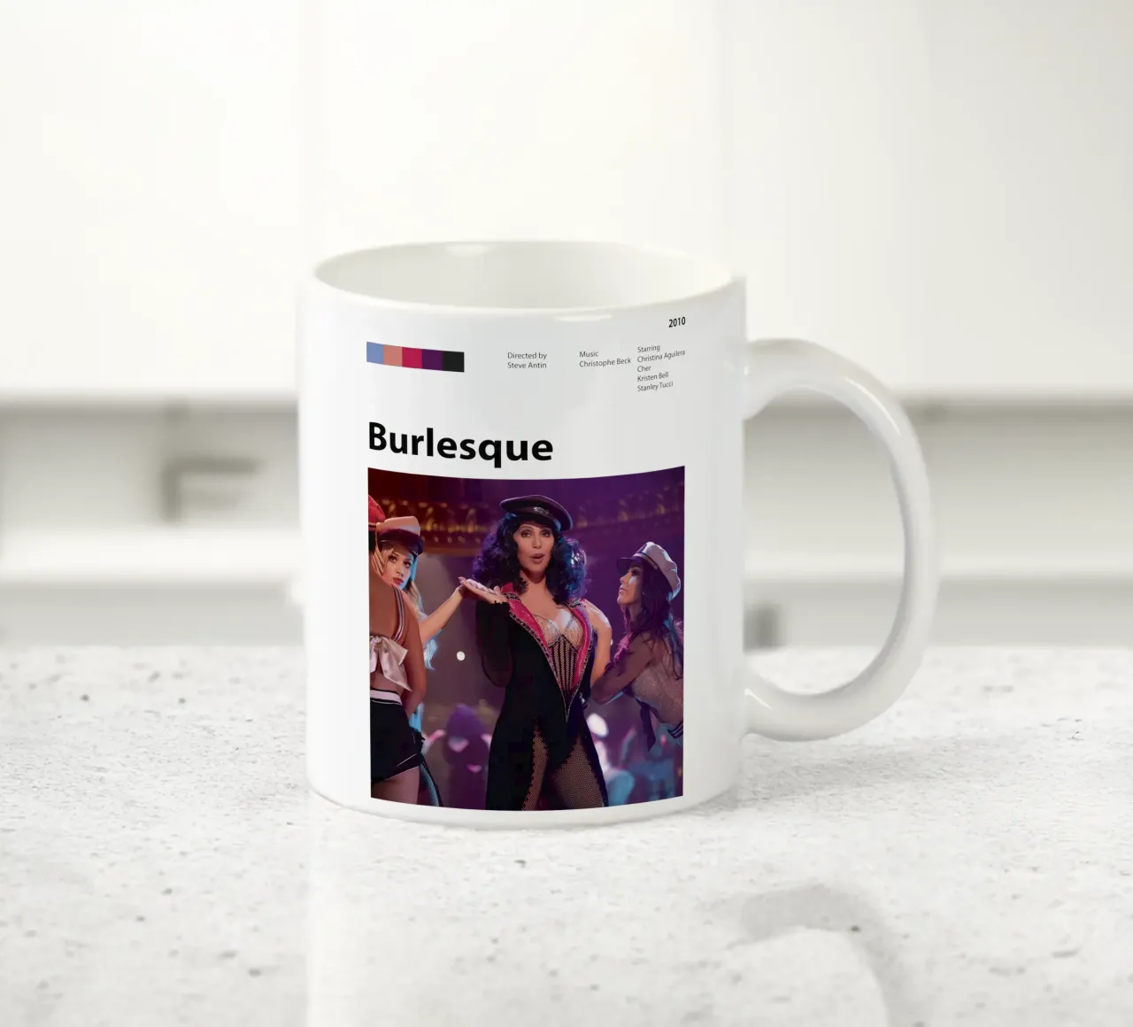 Burlesque tazza in ceramica da The Movie Wall
