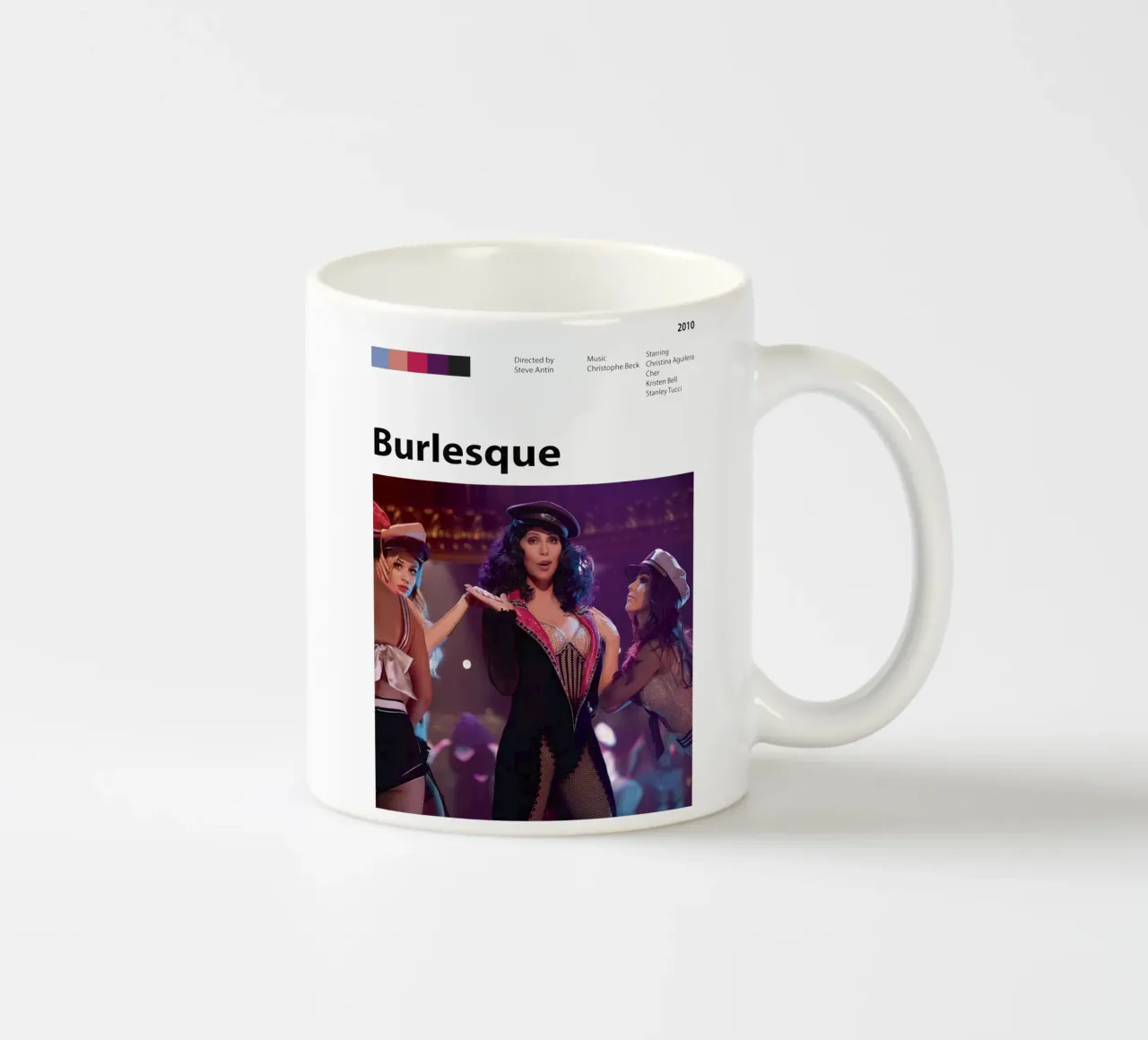 Burlesque tazza in ceramica da The Movie Wall