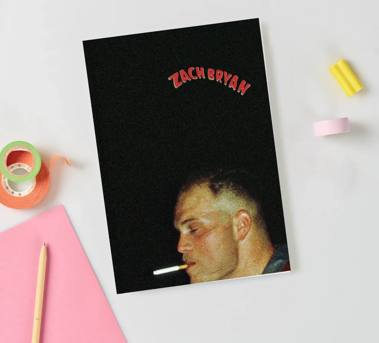 Zach Bryan notebook by fayzelkodok