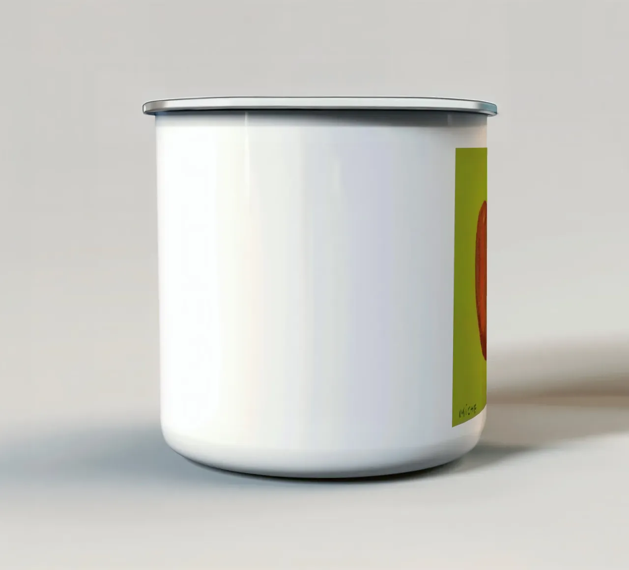 Red Pepper tazza in smalto da Miche Watkins