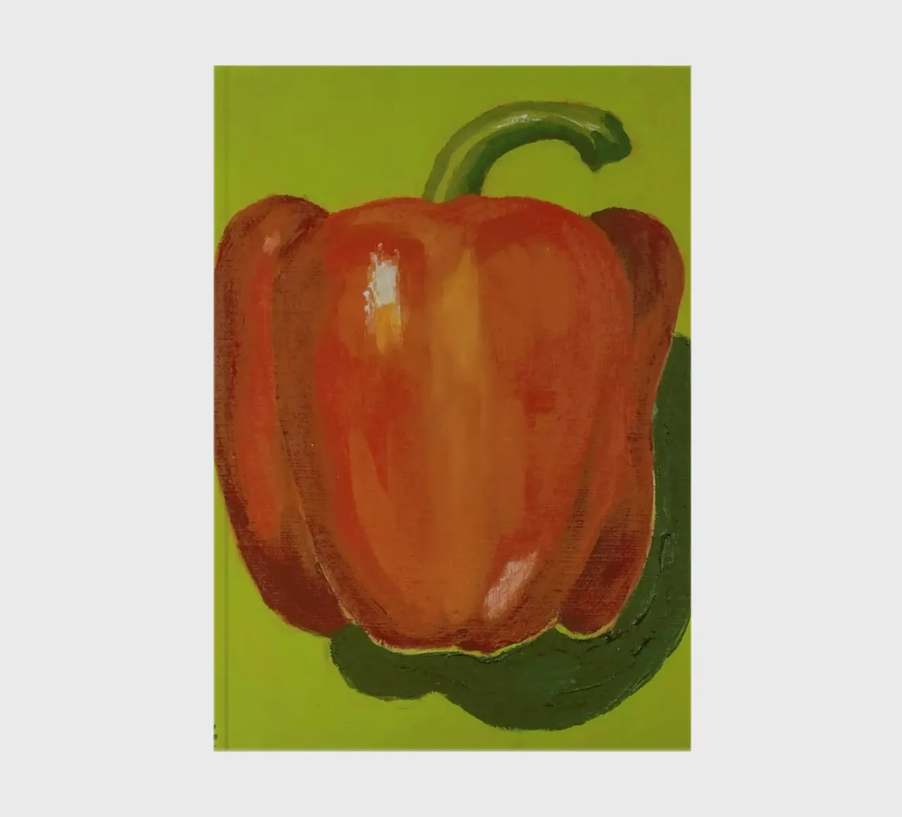 Red Pepper notebook by Miche Watkins