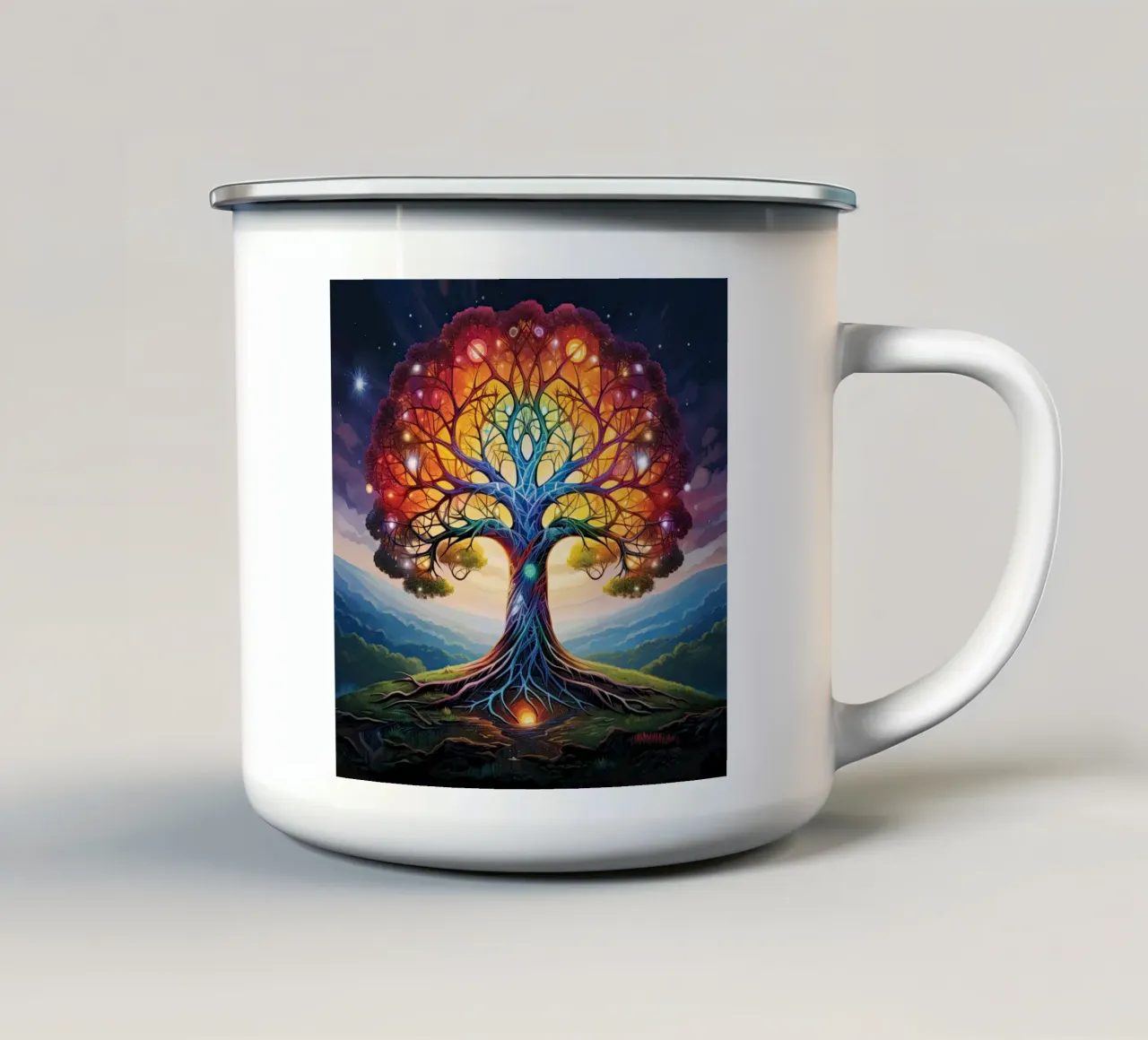 Arte da parete di Imagine tazza in smalto da Imagine