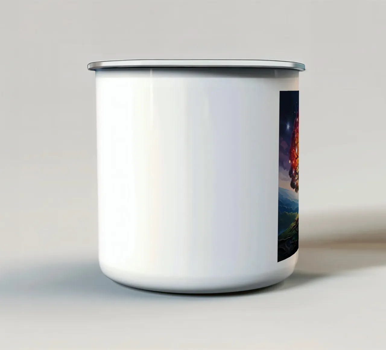 Arte da parete di Imagine tazza in smalto da Imagine