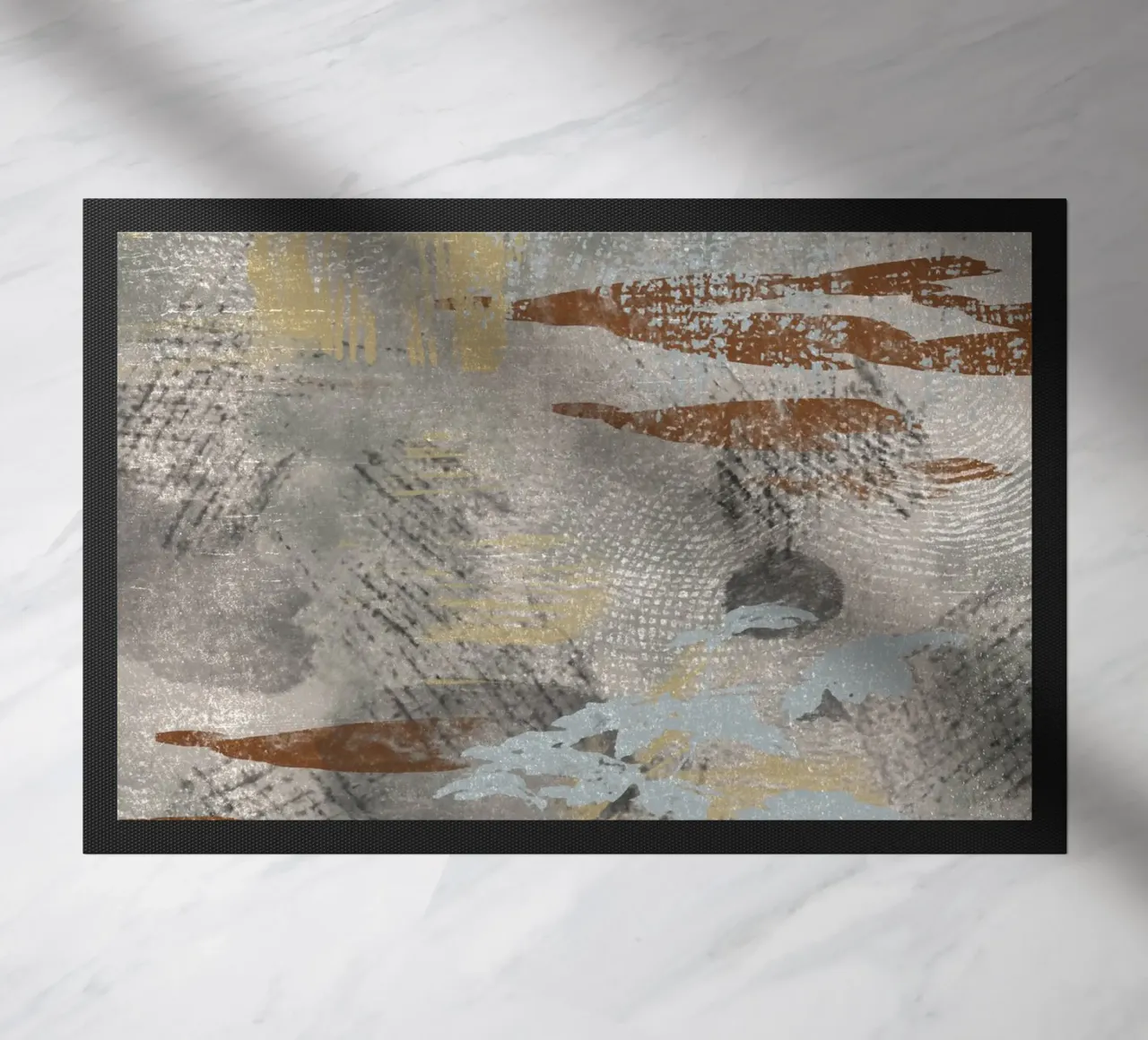 Modern abstract digital painting with textures and shapes zerbino da Imaginative