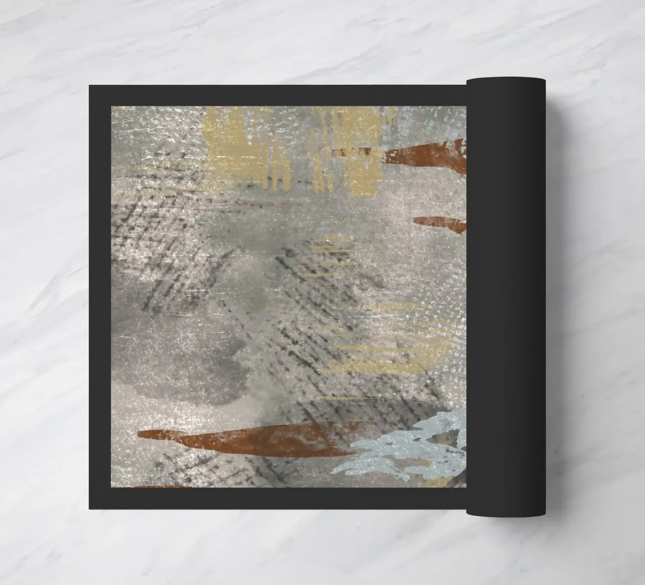 Modern abstract digital painting with textures and shapes zerbino da Imaginative