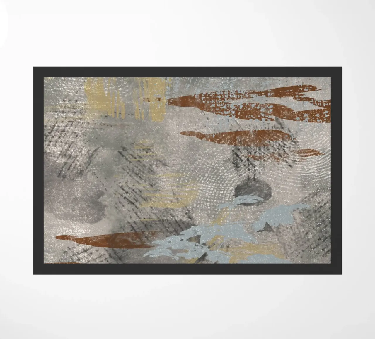 Modern abstract digital painting with textures and shapes zerbino da Imaginative
