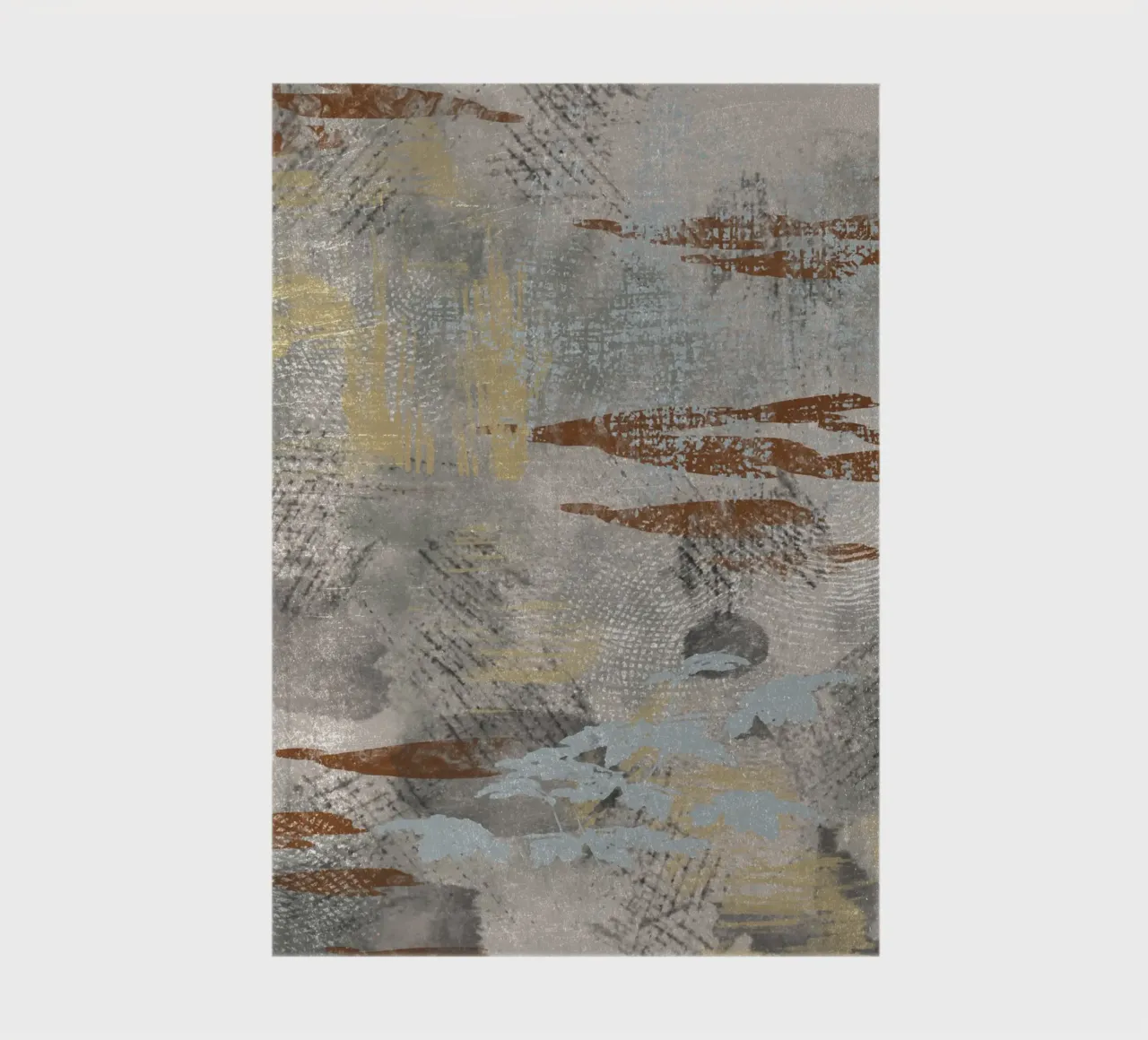 Modern abstract digital painting with textures and shapes notebook by Imaginative
