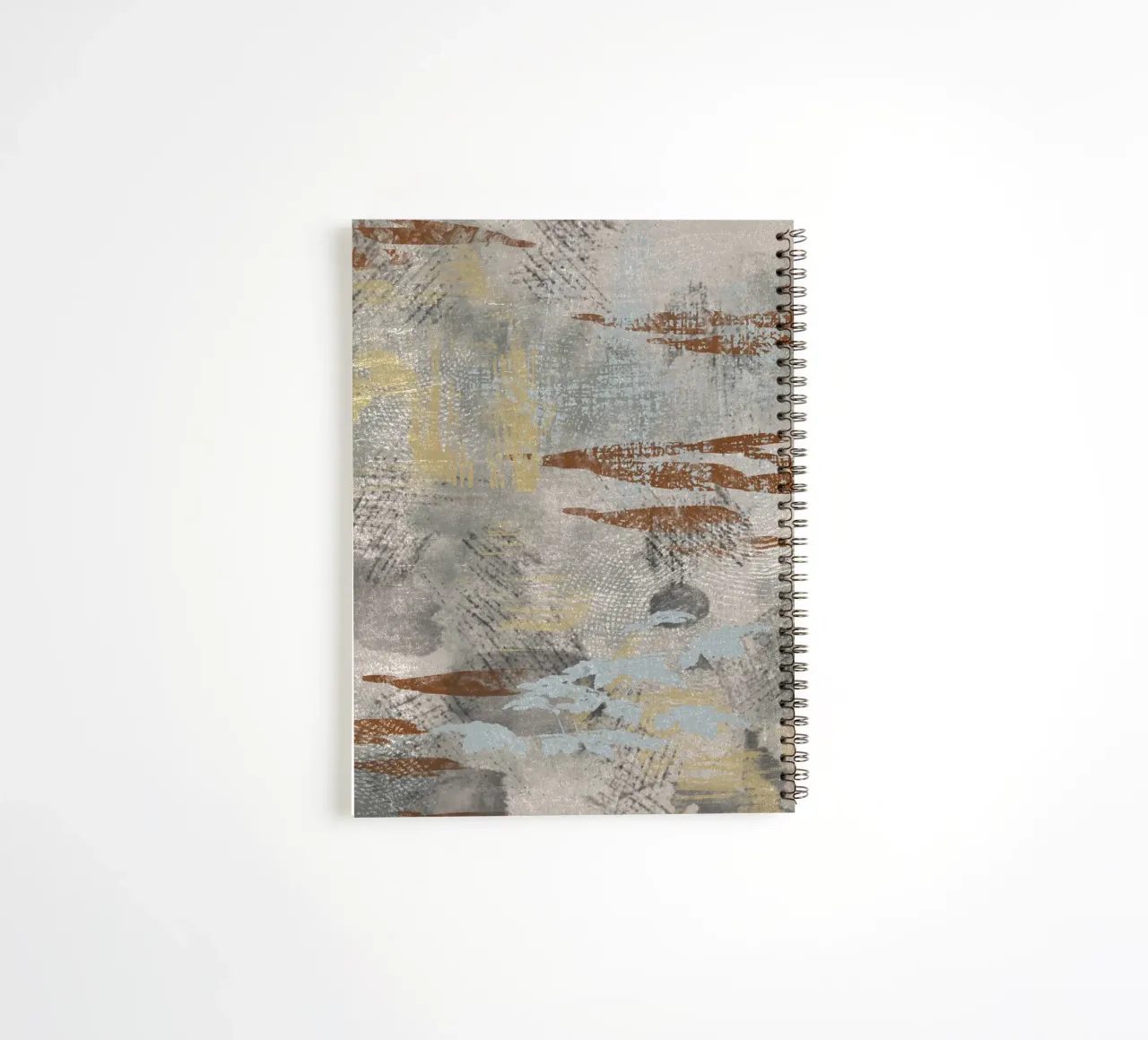 Modern abstract digital painting with textures and shapes diario ad anelli da Imaginative