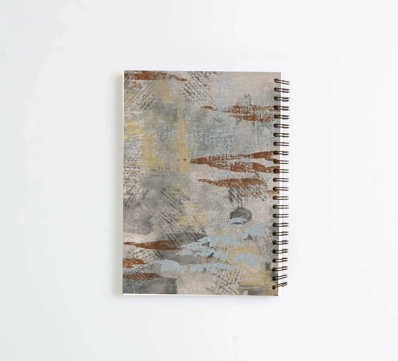 Modern abstract digital painting with textures and shapes diario ad anelli da Imaginative