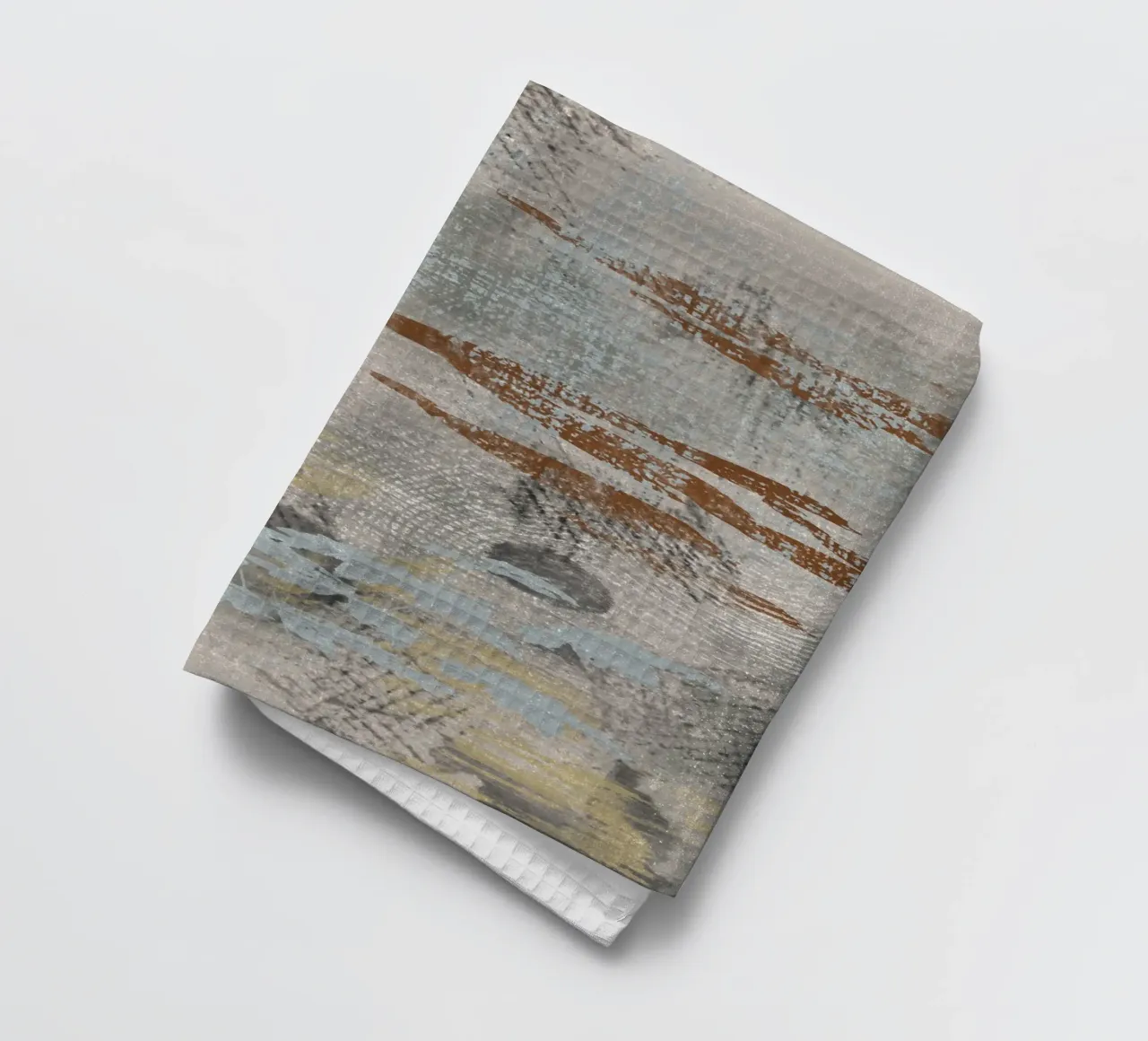 Modern abstract digital painting with textures and shapes torchon de Imaginative