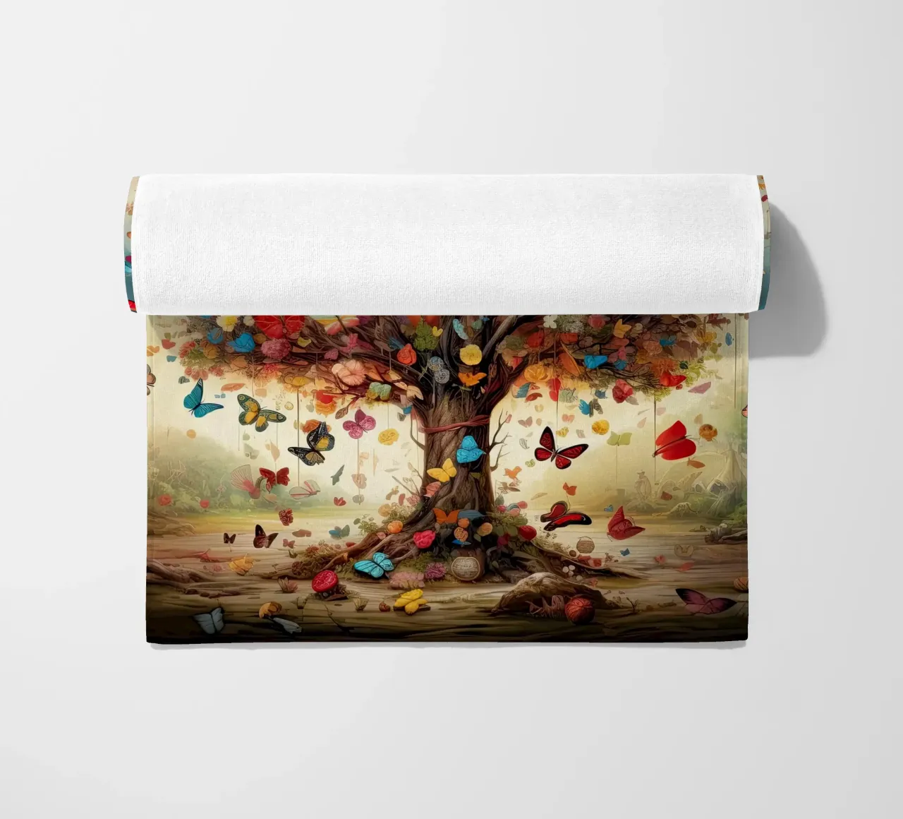 Muurkunst van Imagine strandhanddoek van Imagine