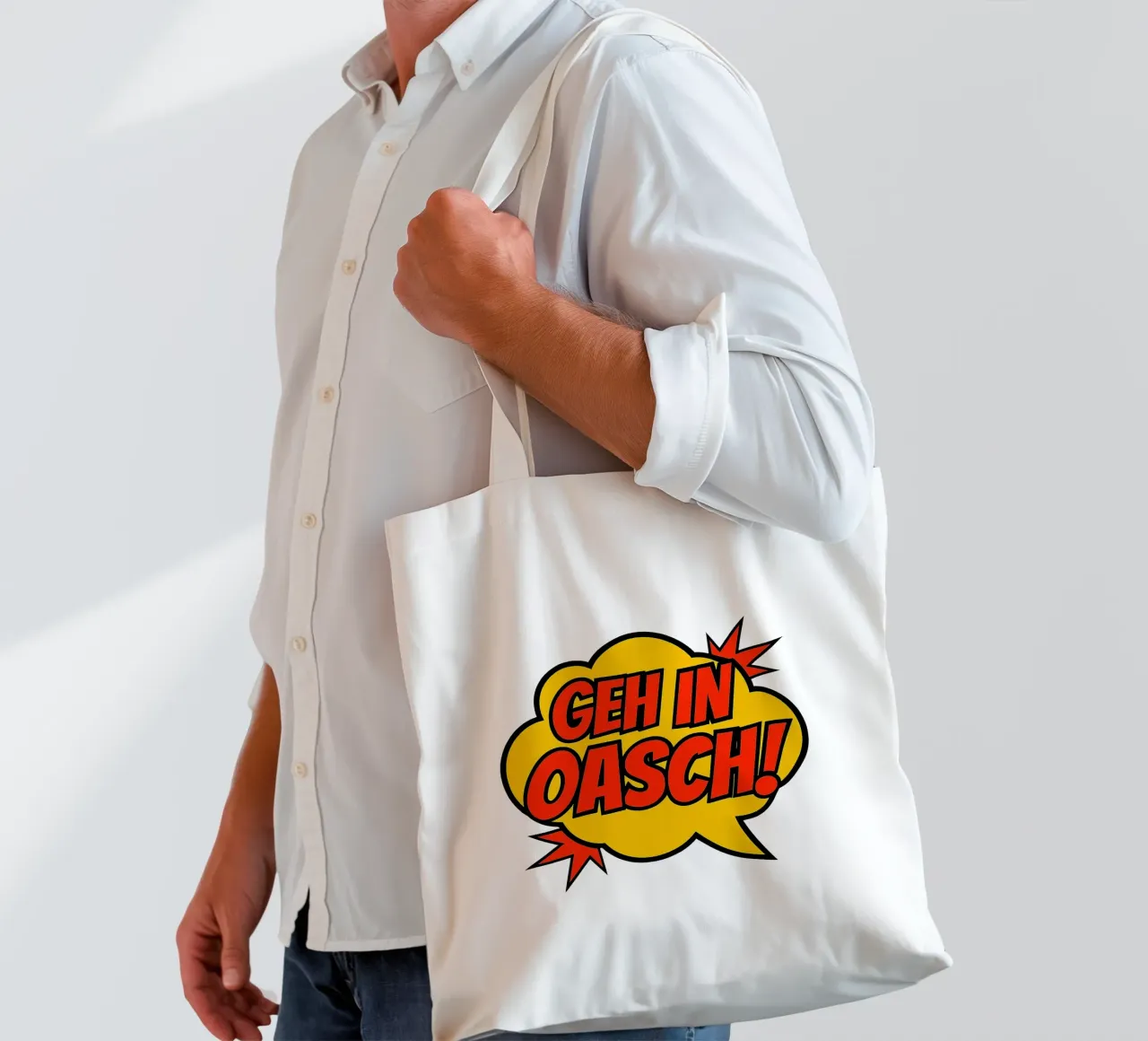 GEH IN OASCH! borsa in juta da Vintage Van Gogh