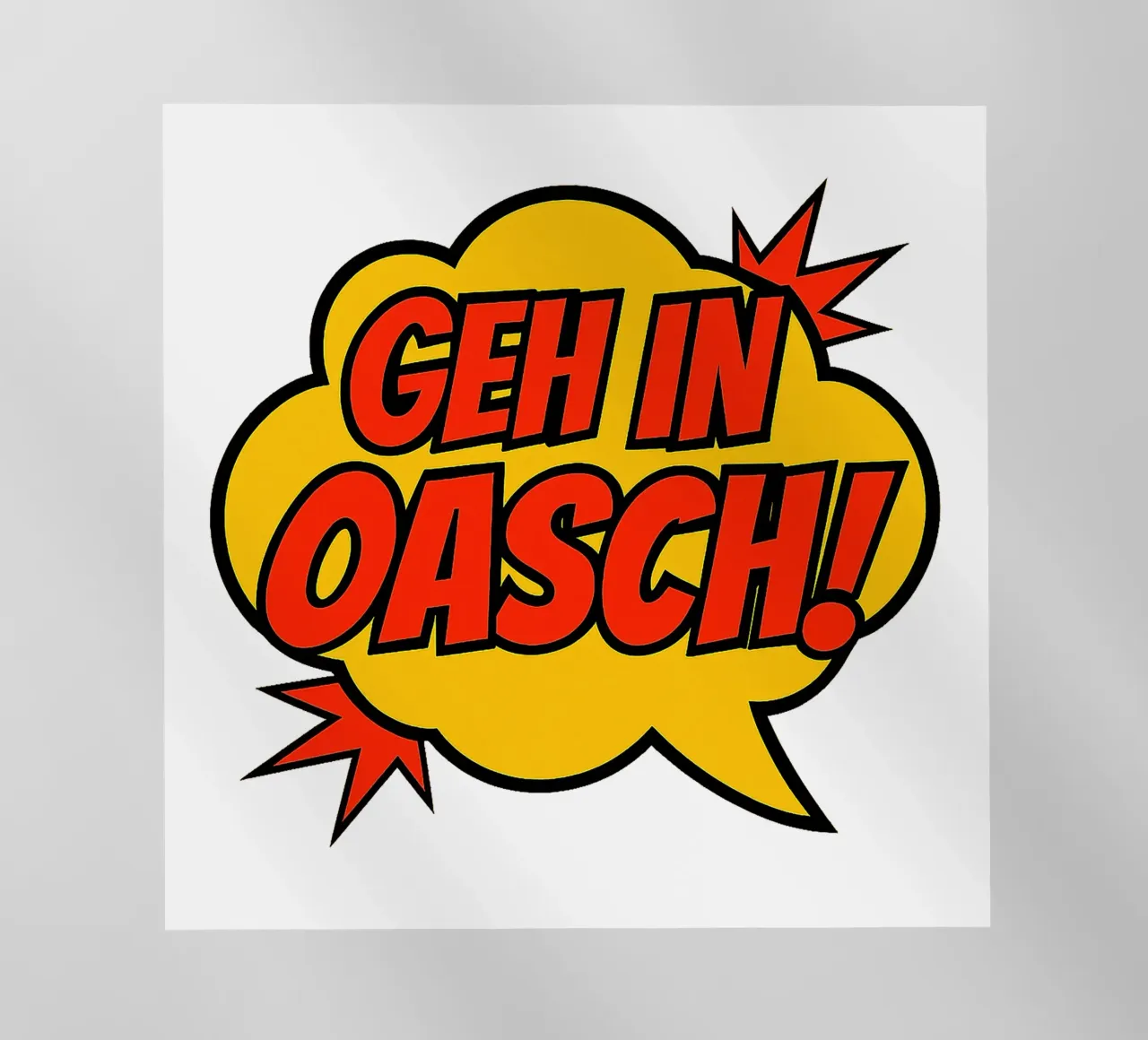 GEH IN OASCH! pellicola backlit da Vintage Van Gogh