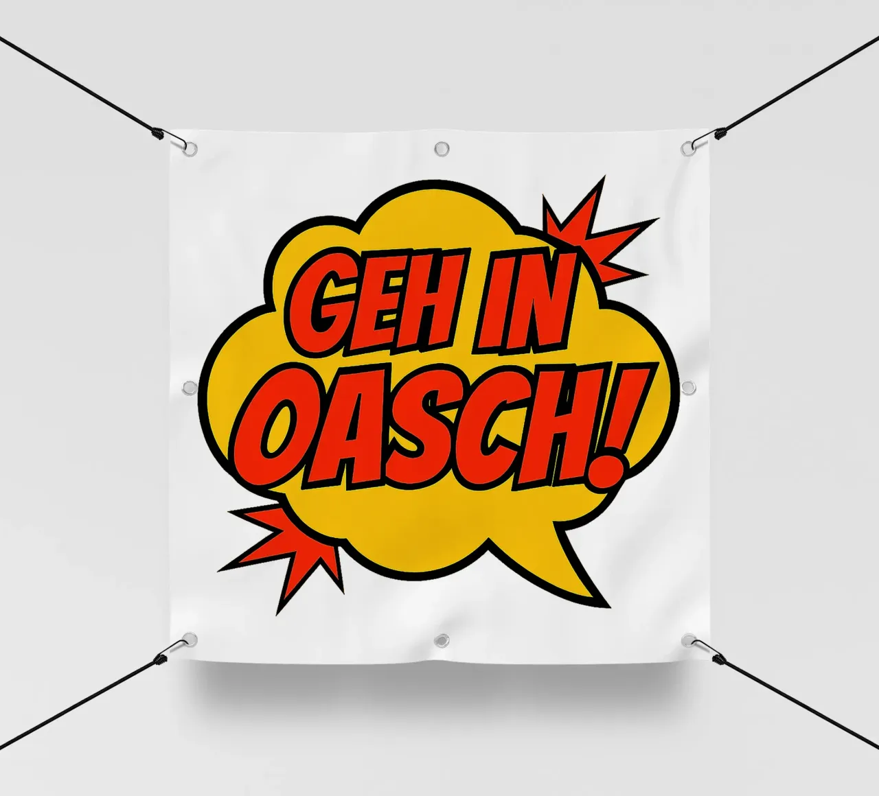 GEH IN OASCH! telo in pvc da Vintage Van Gogh