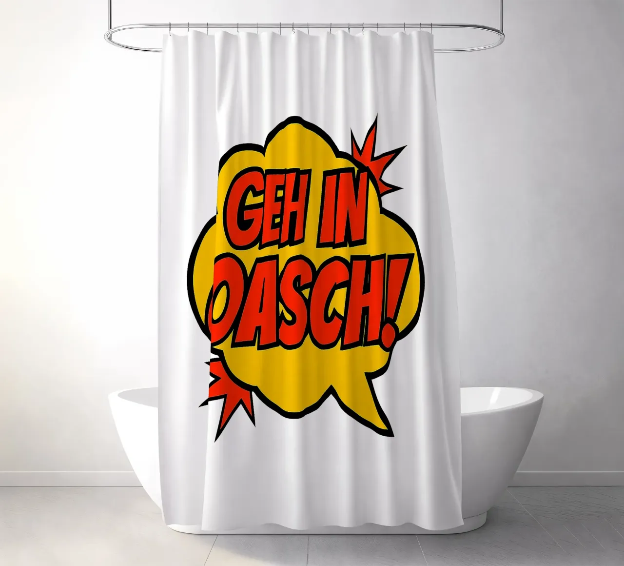 GEH IN OASCH! tenda da doccia da Vintage Van Gogh
