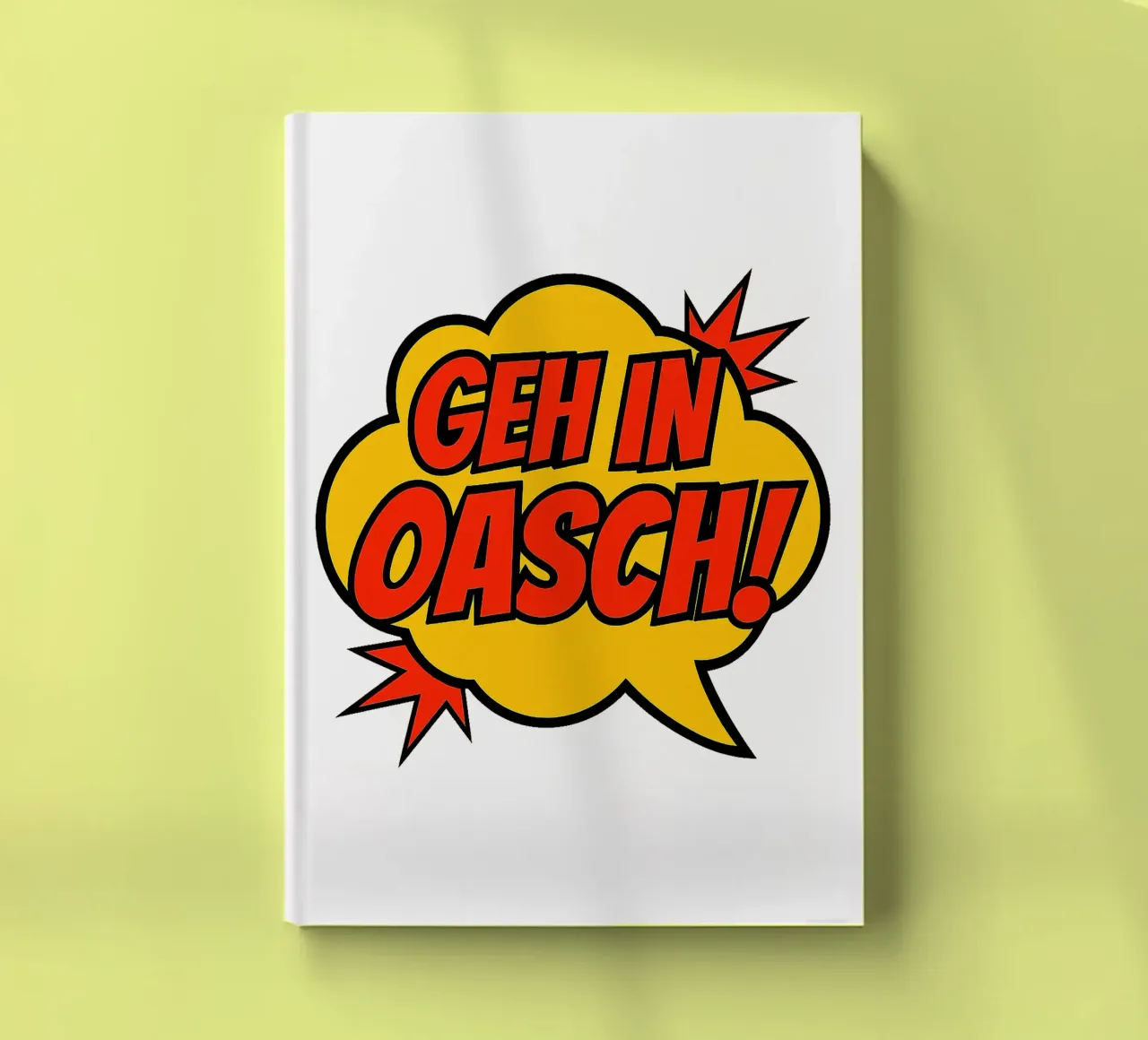GEH IN OASCH! notebook by Vintage Van Gogh