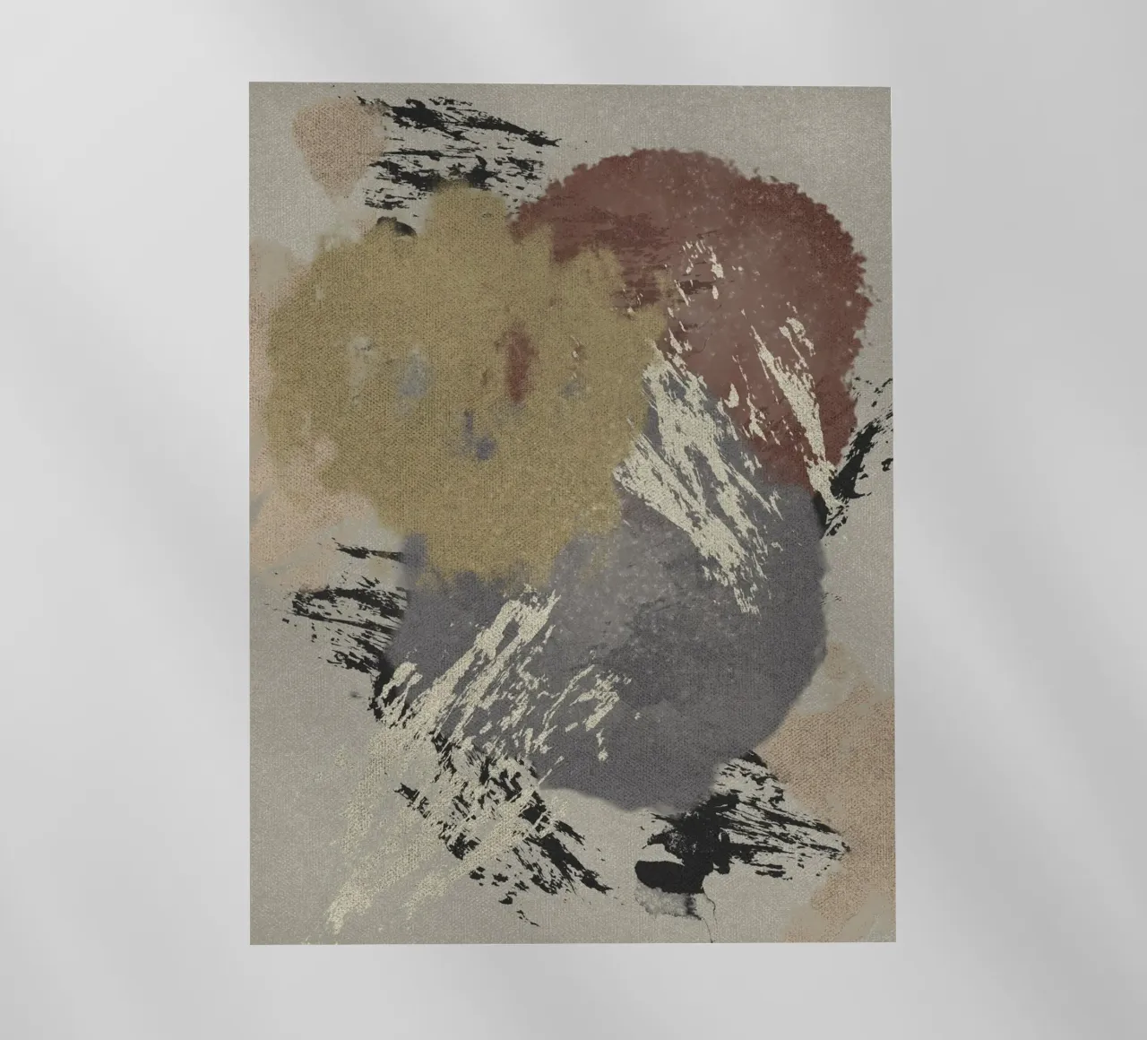 Organic shapes, brushstrokes and textures in earthy tones pellicola backlit da Imaginative
