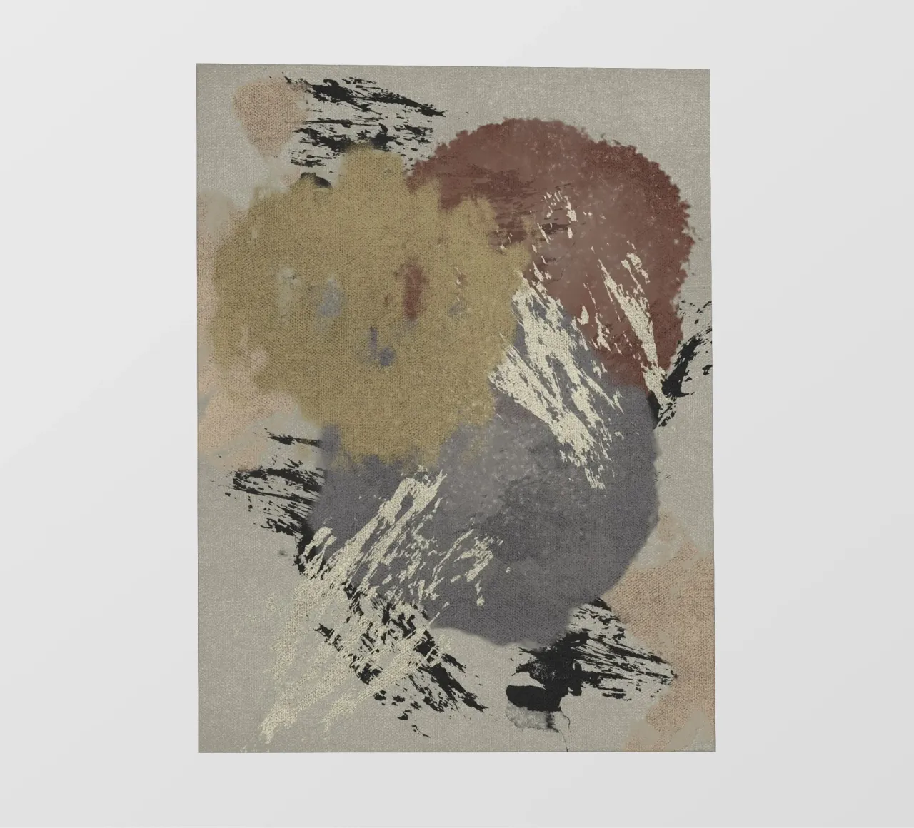 Organic shapes, brushstrokes and textures in earthy tones pellicola backlit da Imaginative