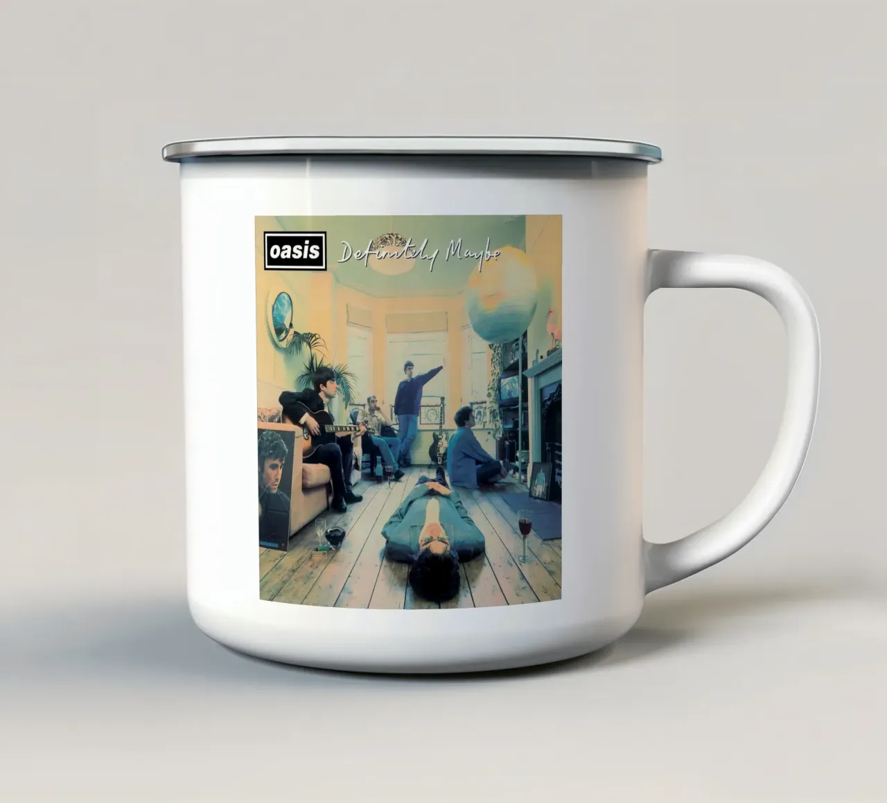 OASIS Sicuramente Forse tazza in smalto da fayzelkodok