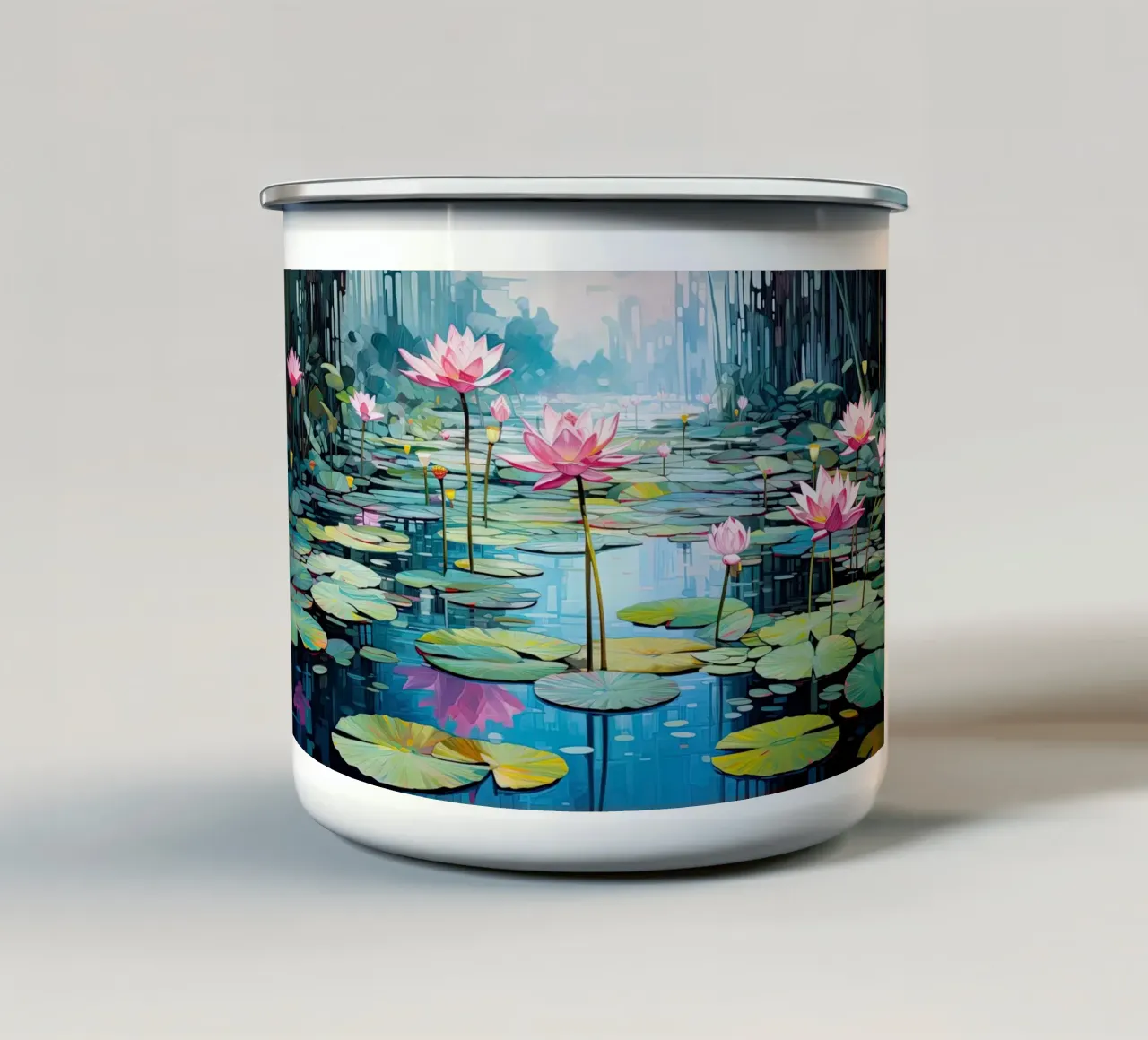 Arte da parete di Imagine tazza in smalto da Imagine