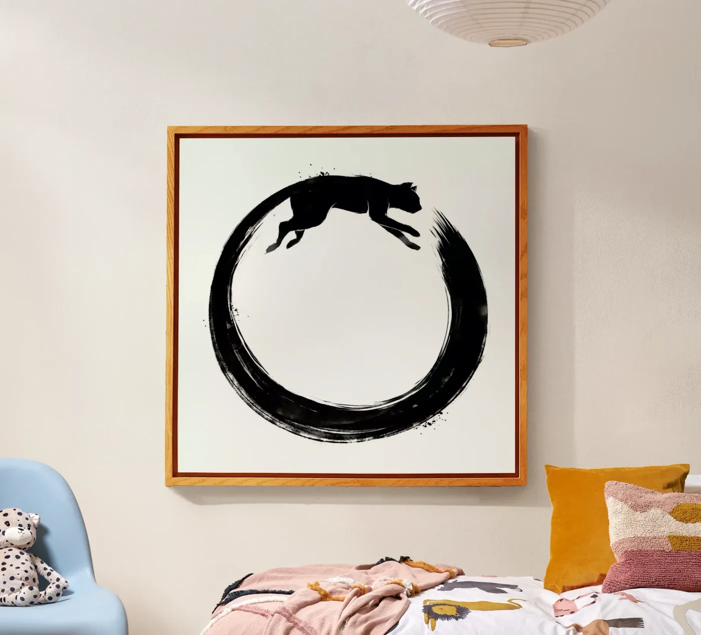 Sumie Enso Cat plexiglass da Tobe Fonseca