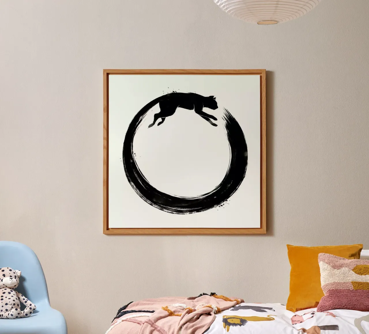 Sumie Enso Cat alluminio dibond da Tobe Fonseca