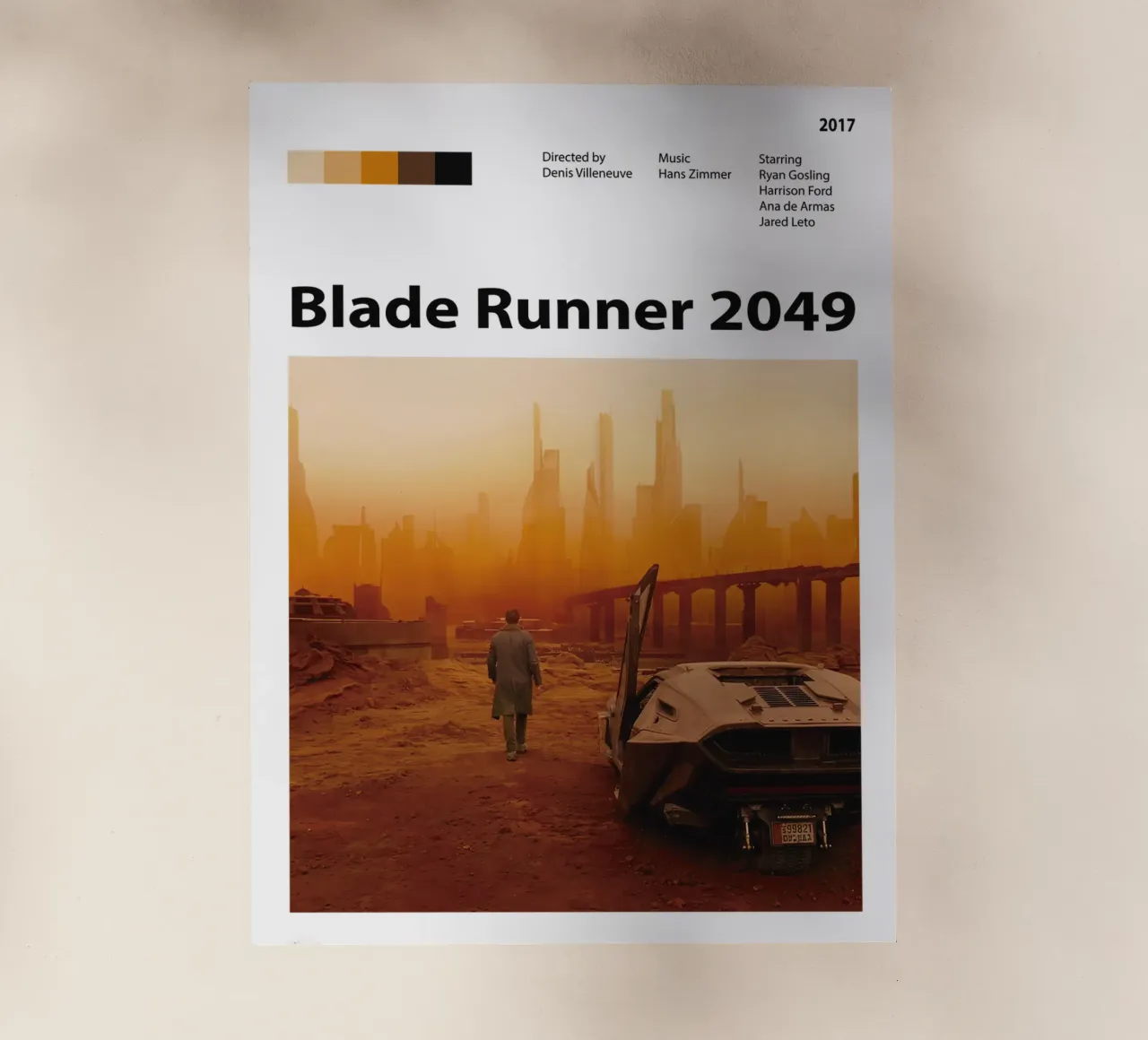 Blade Runner 2049 pellicola backlit da 🎞 The Movie Wall
