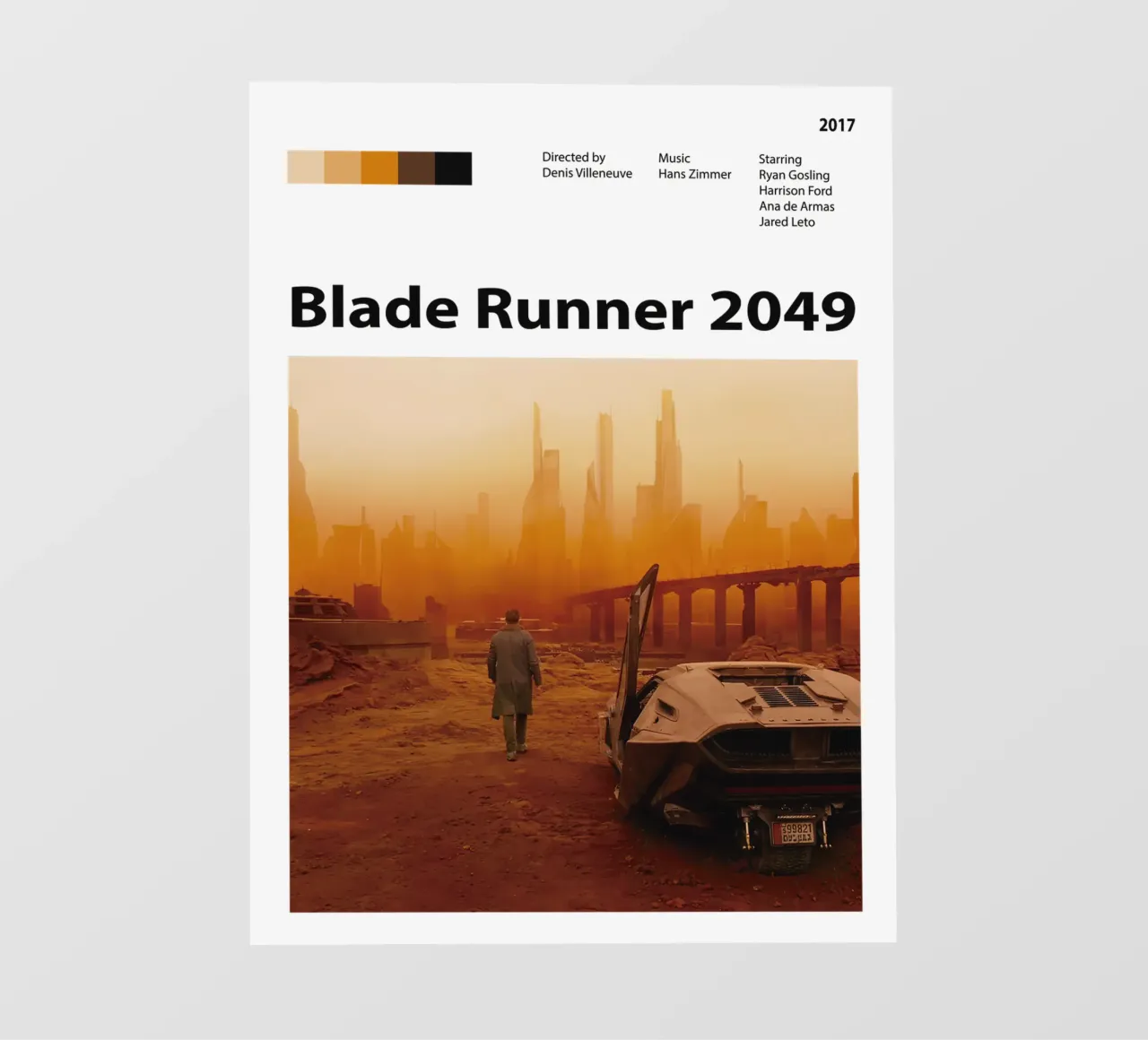 Blade Runner 2049 pellicola backlit da 🎞 The Movie Wall