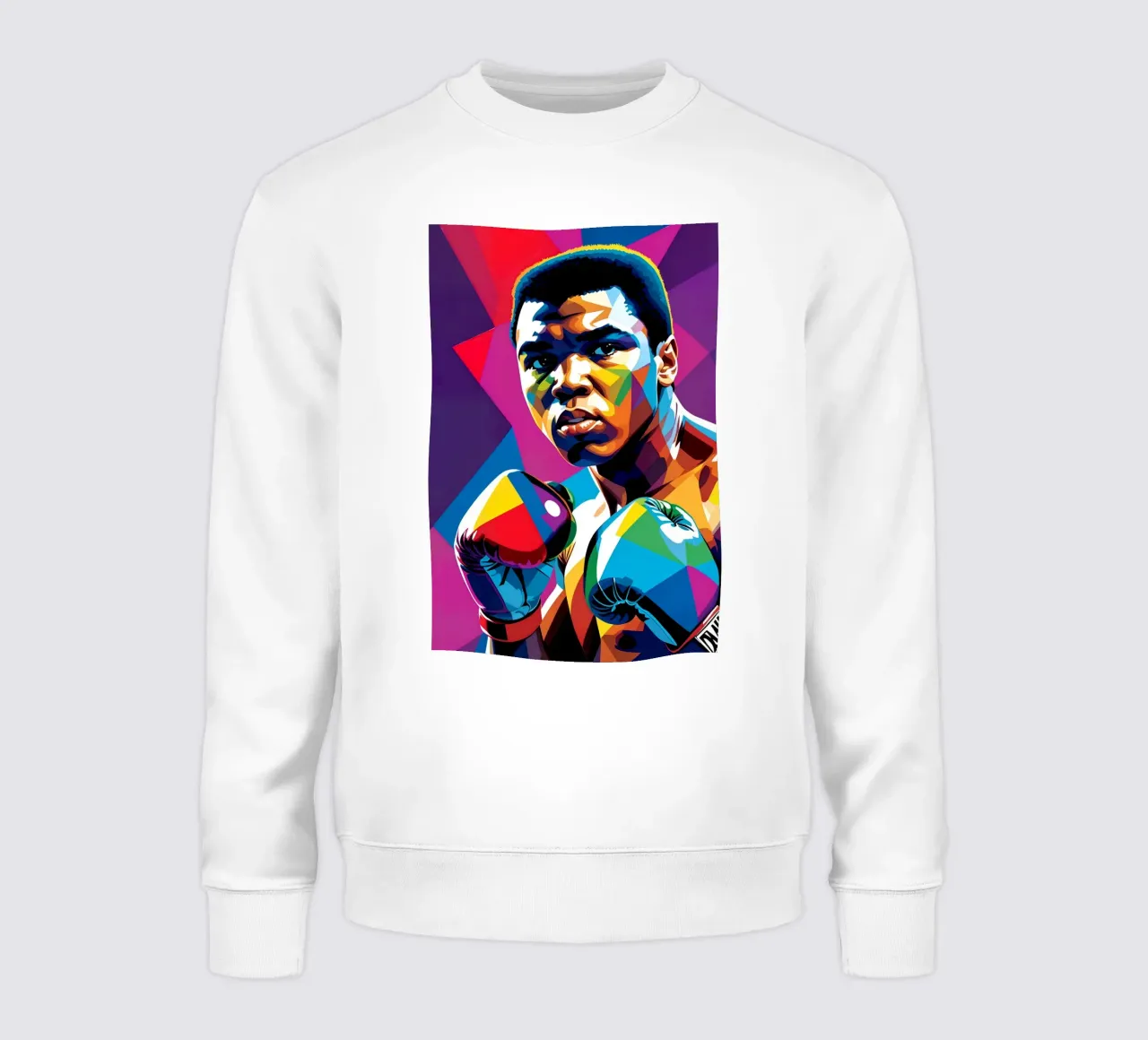 Muhammad Ali pop art al neon felpa da BONANZA