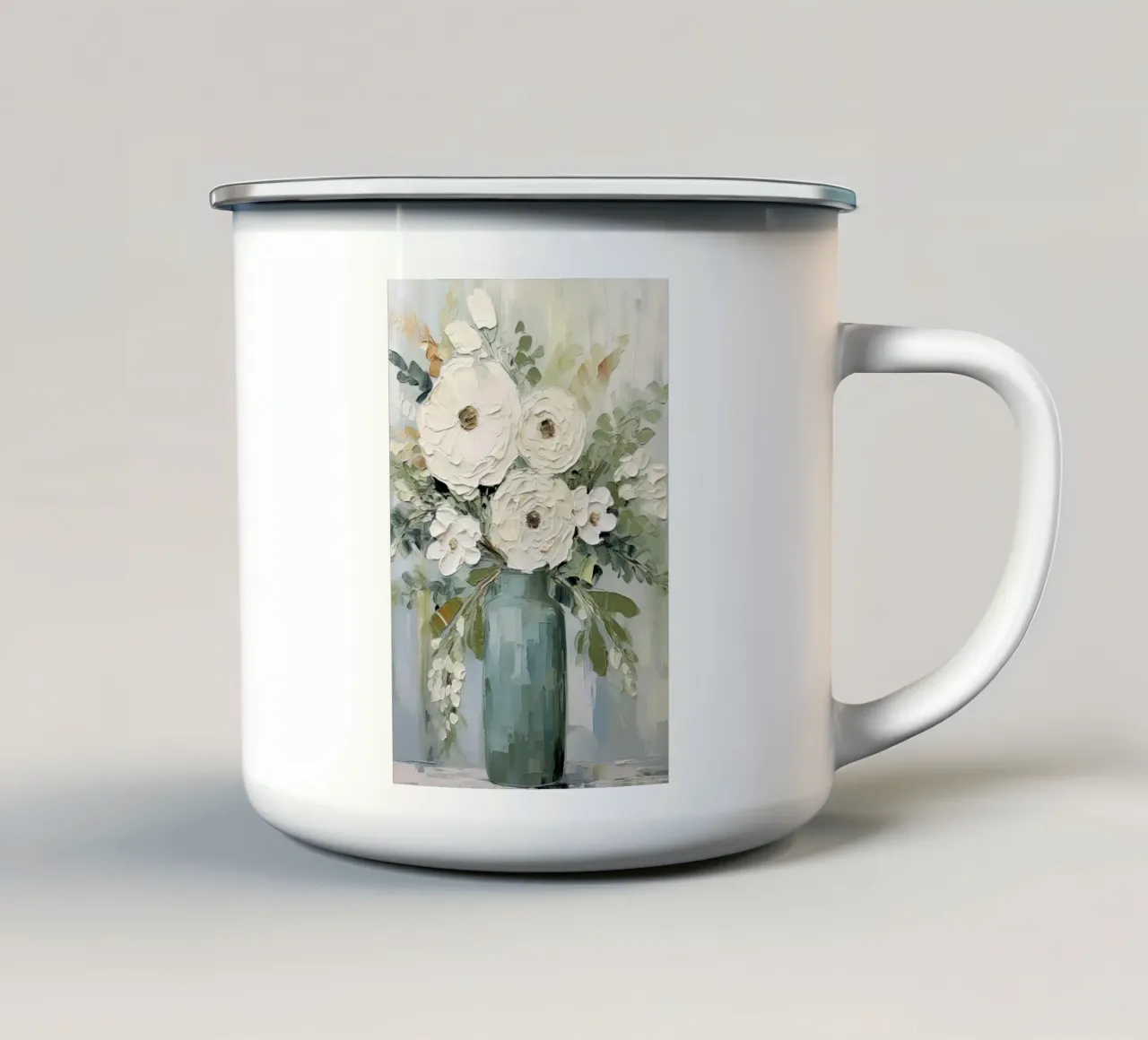 Arte da parete di Imagine tazza in smalto da Imagine
