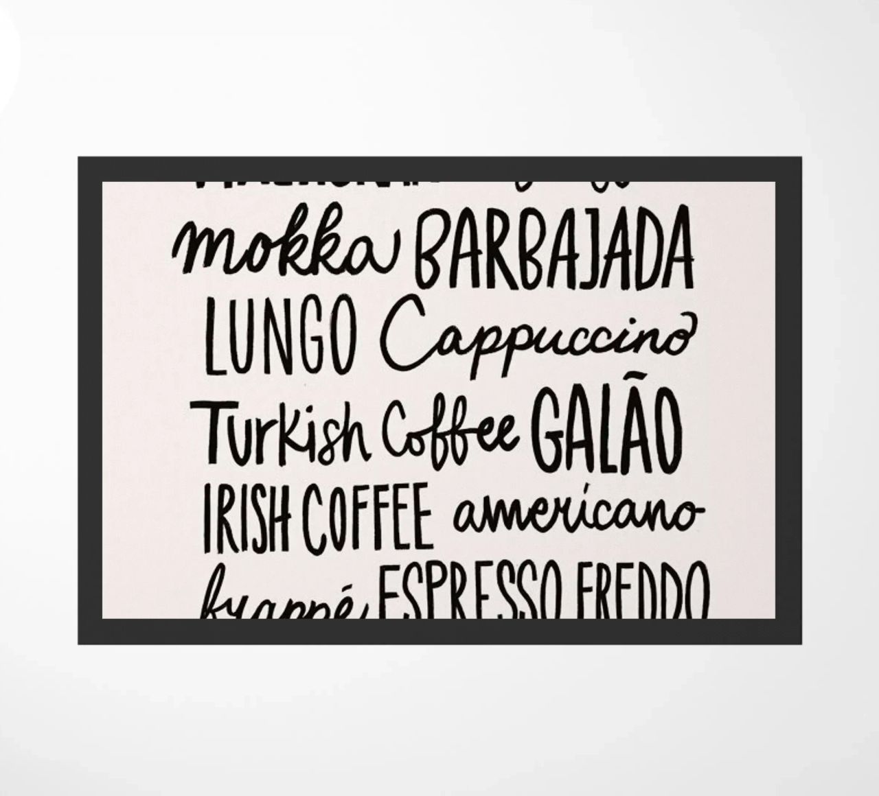 Coffee Menu zerbino da Pure