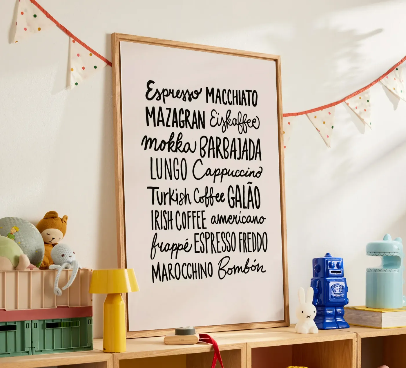 Coffee Menu acryl van Pure