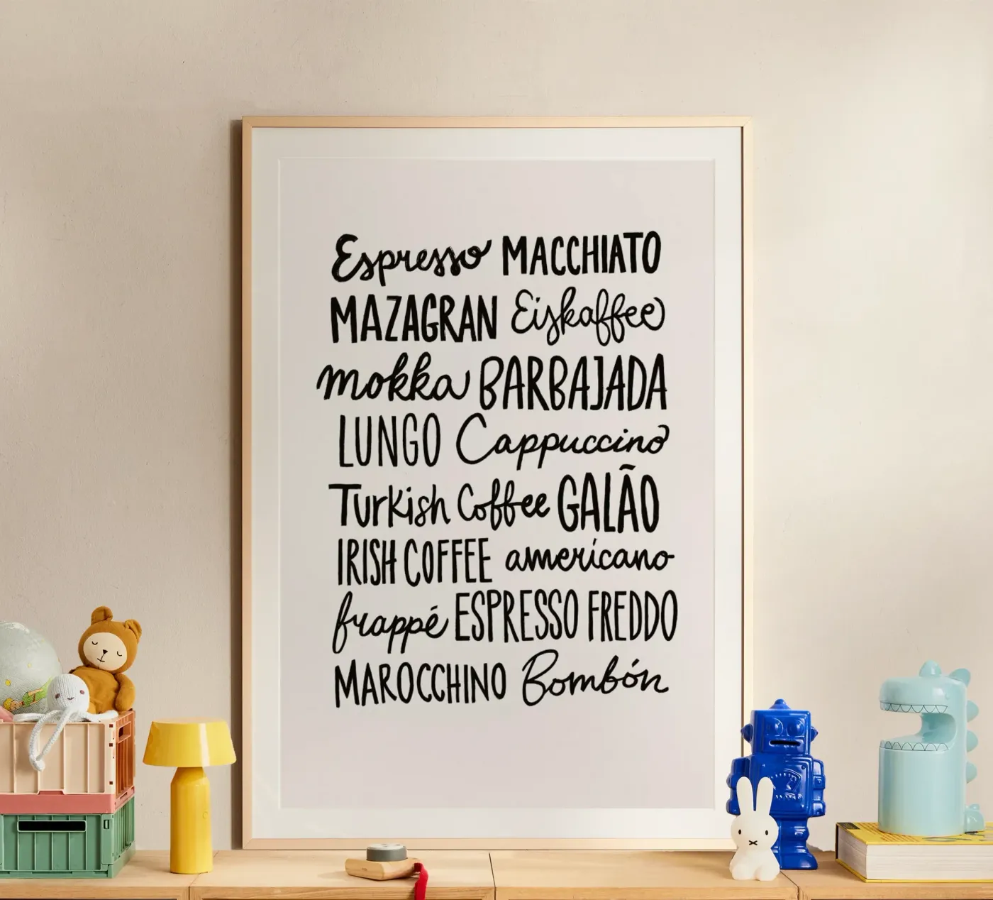 Coffee Menu poster da Pure