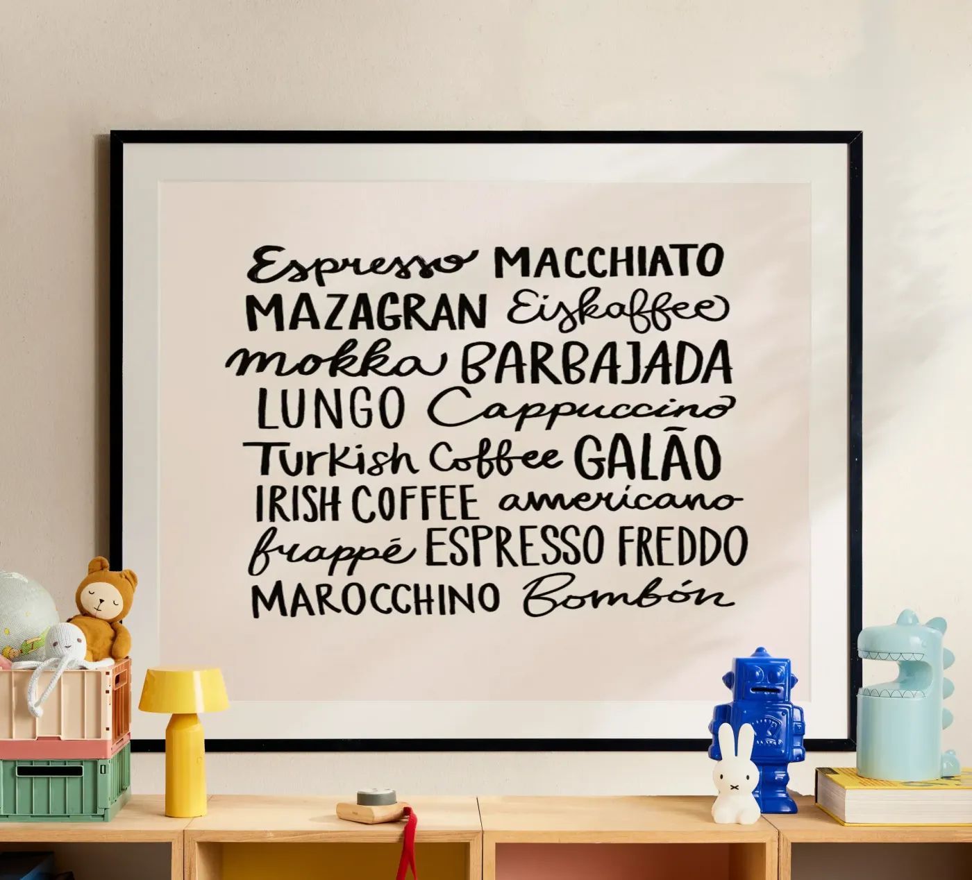 Coffee Menu poster da Pure