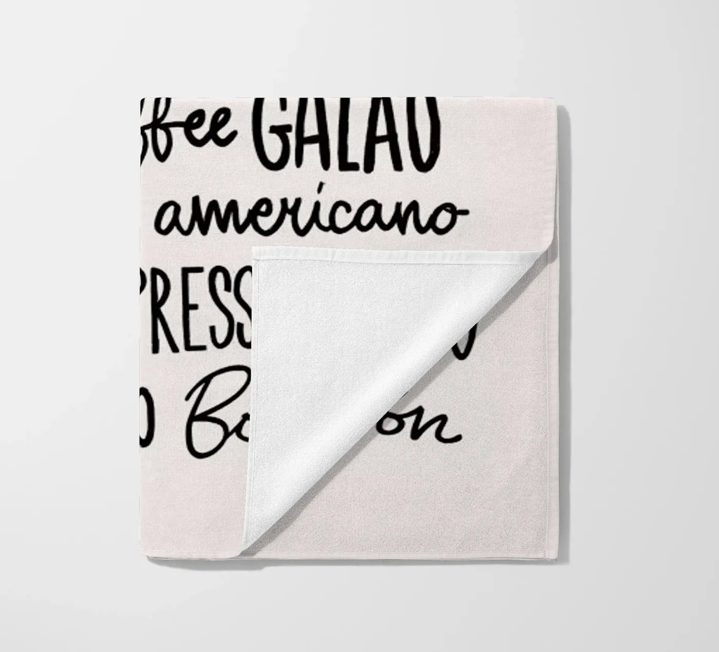 Coffee Menu telo mare da Pure