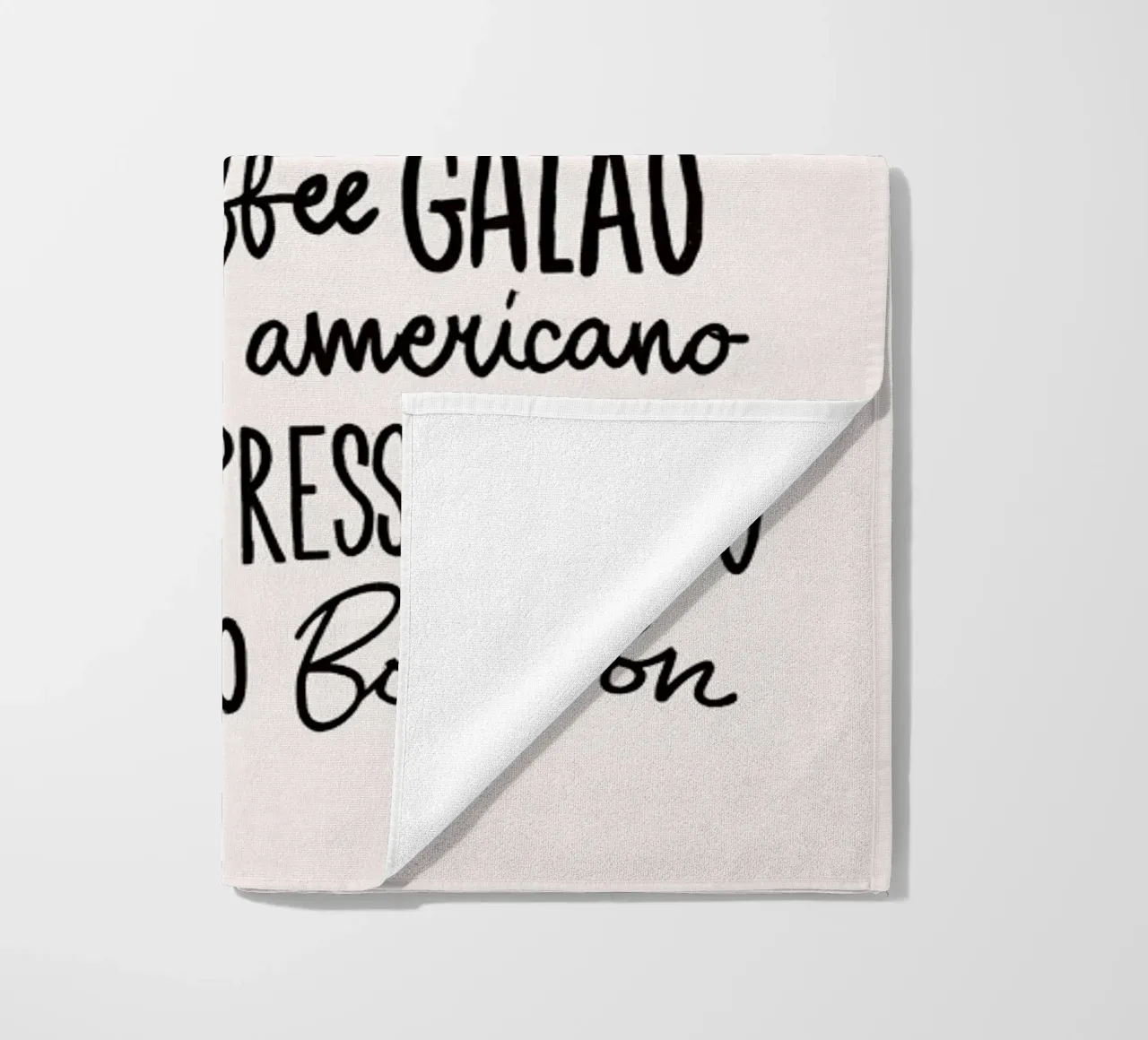 Coffee Menu telo mare da Pure