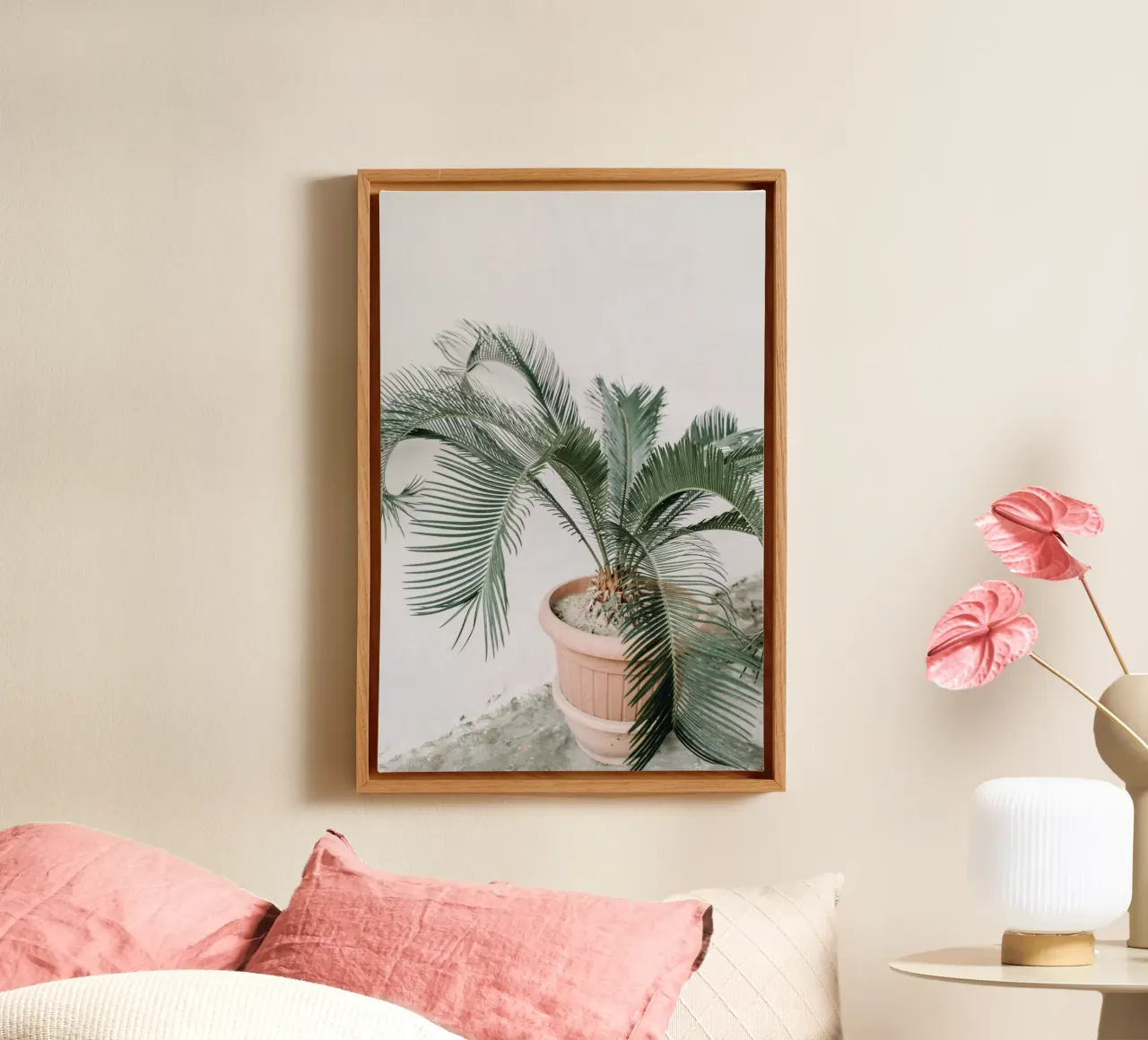 Quiete rustica tela con Cornice a cassetta da PhotoVibe Decor