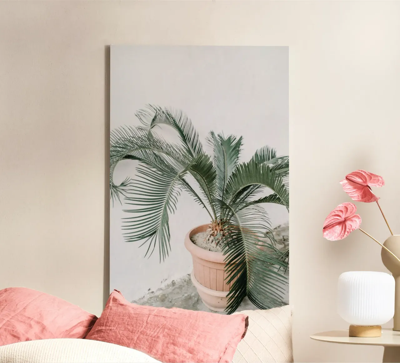 Quiete rustica tela con Cornice a cassetta da PhotoVibe Decor