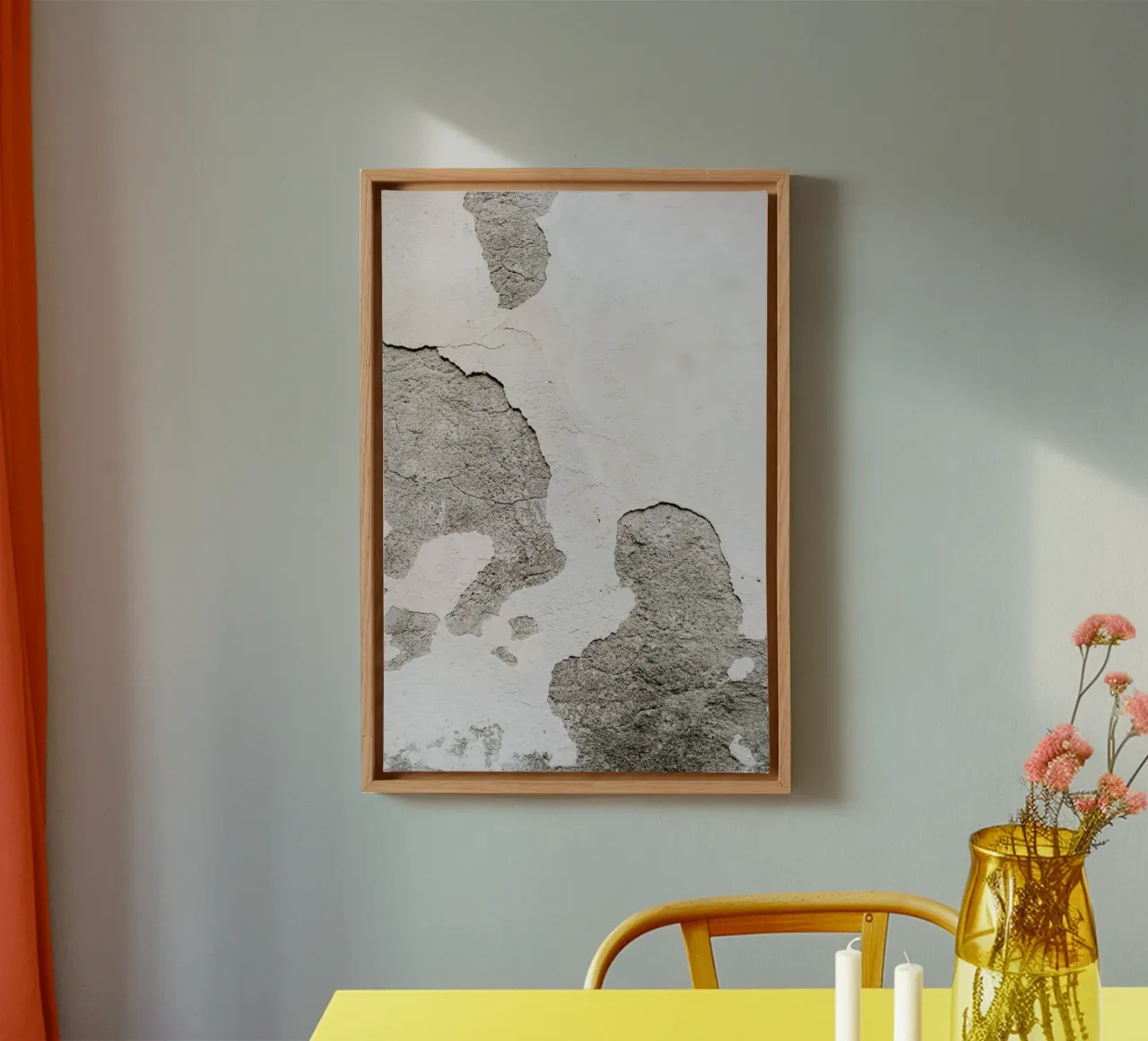 Quiete rustica tela con Cornice a cassetta da PhotoVibe Decor
