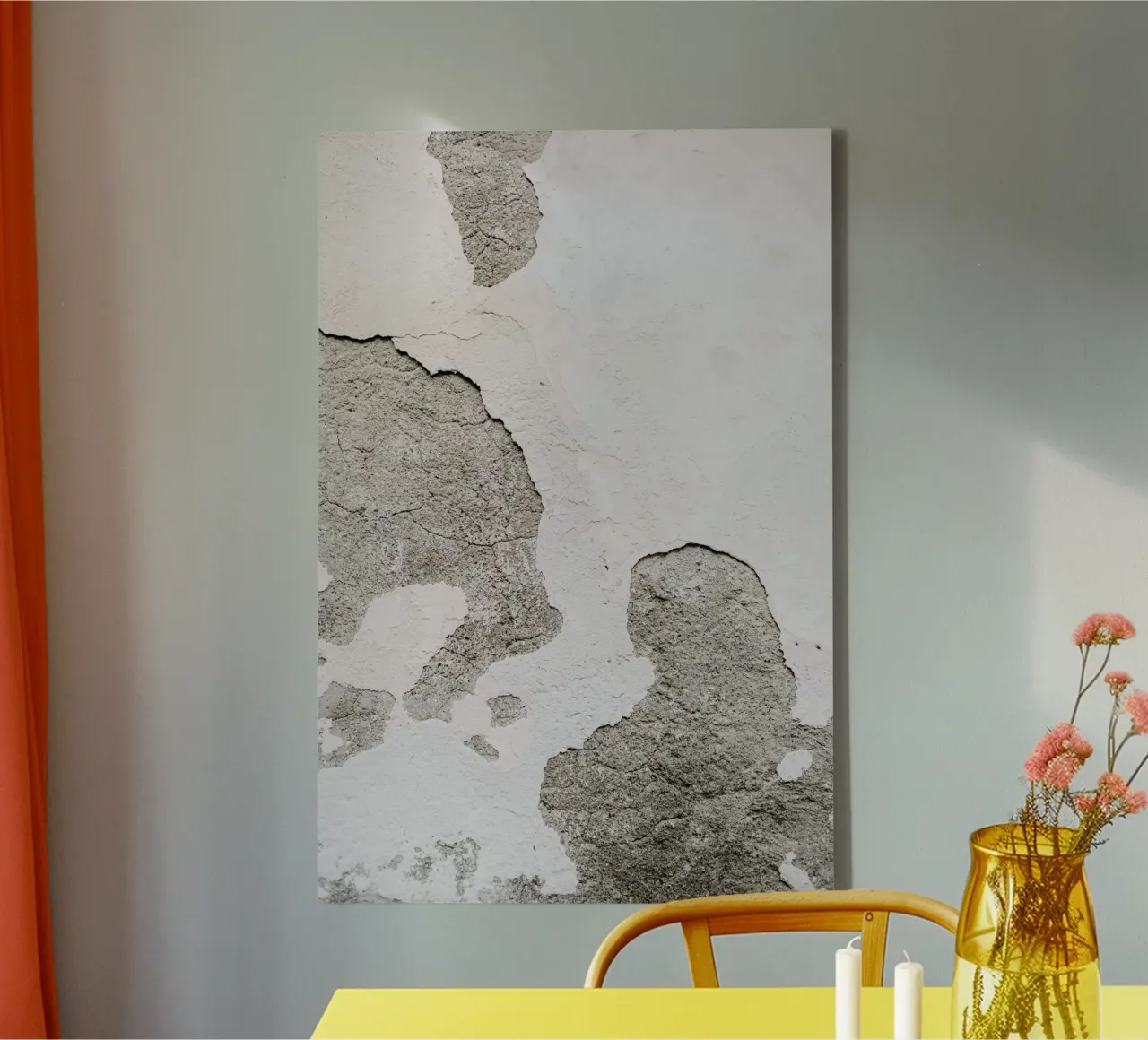 Quiete rustica tela con Cornice a cassetta da PhotoVibe Decor