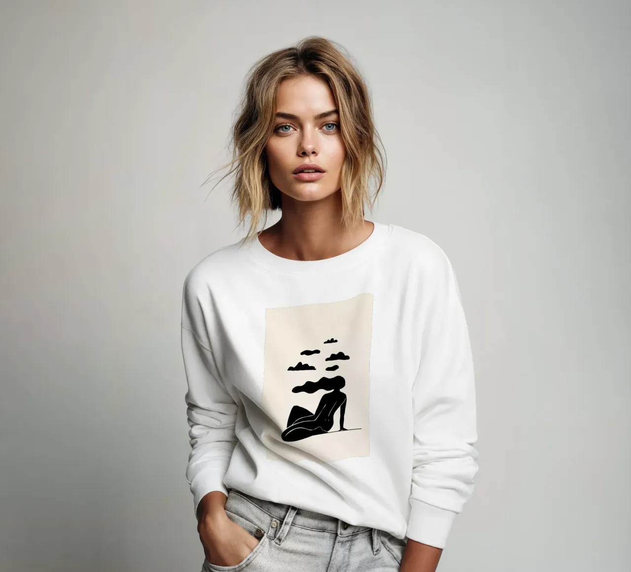Head in the CLouds 2 sweatshirt van Graphite