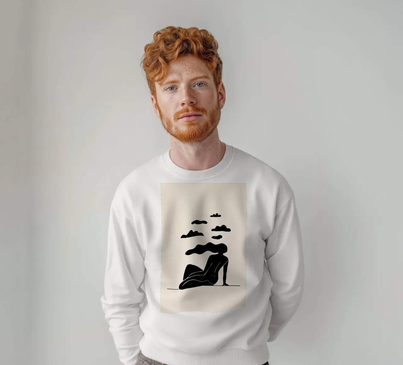 Head in the CLouds 2 sweatshirt van Graphite