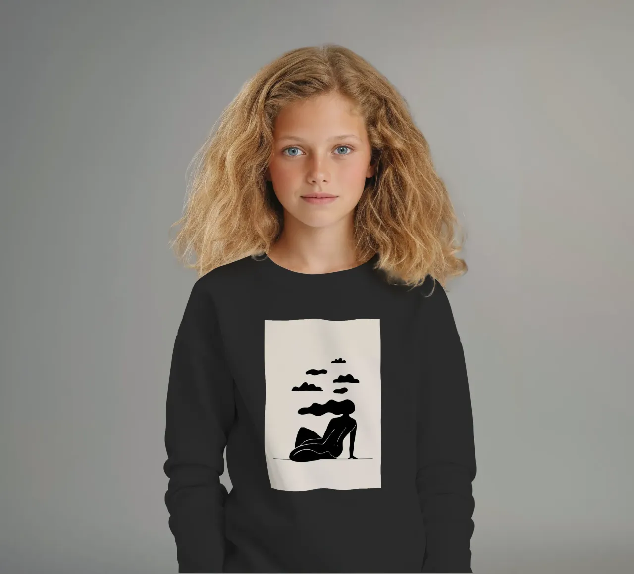 Head in the CLouds 2 felpa bambino da Graphite