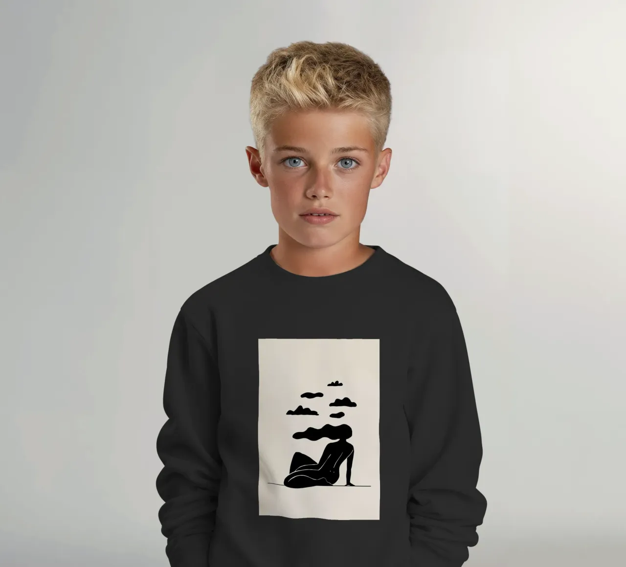 Head in the CLouds 2 felpa bambino da Graphite