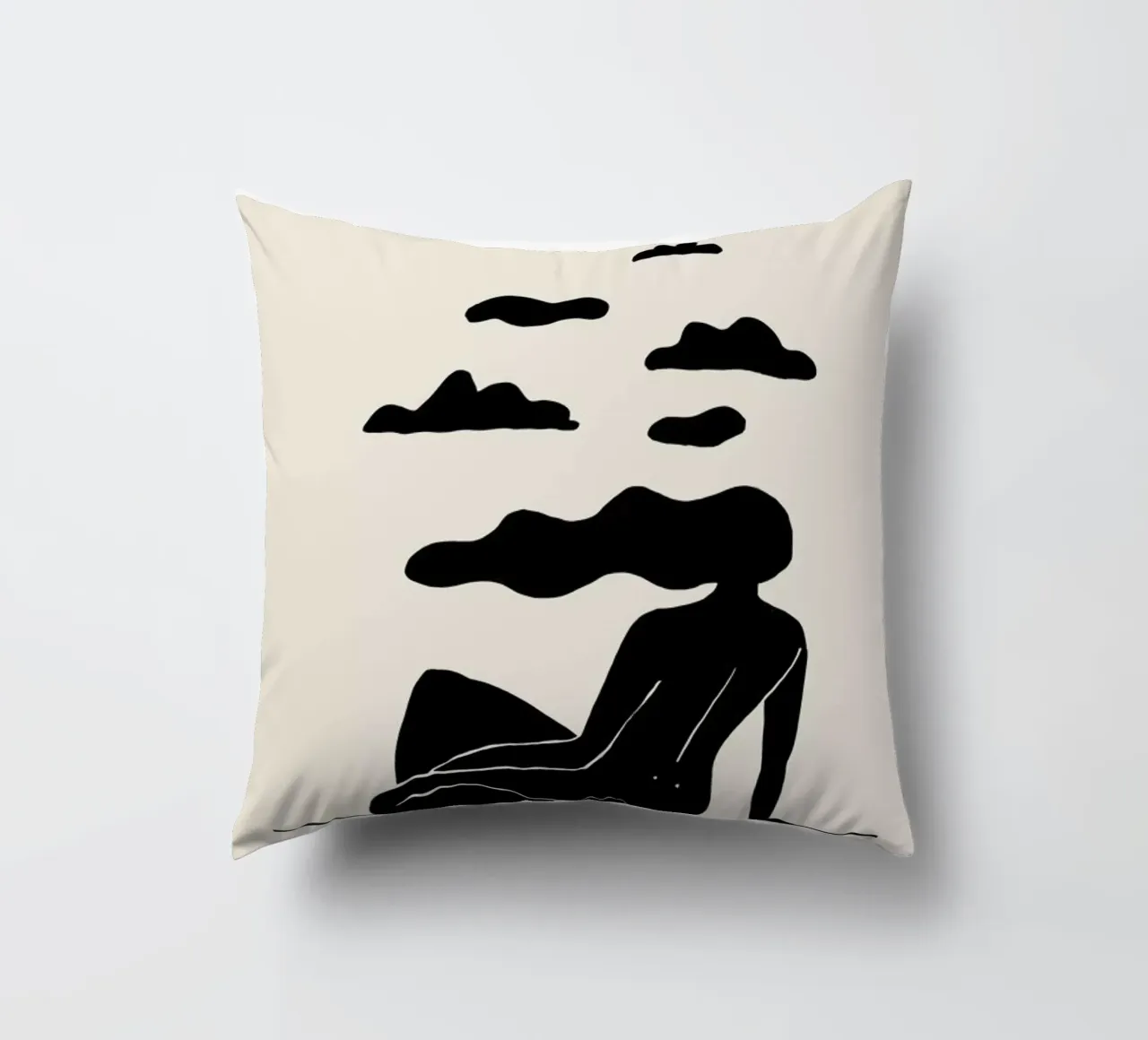 Head in the CLouds 2 cuscino da Graphite