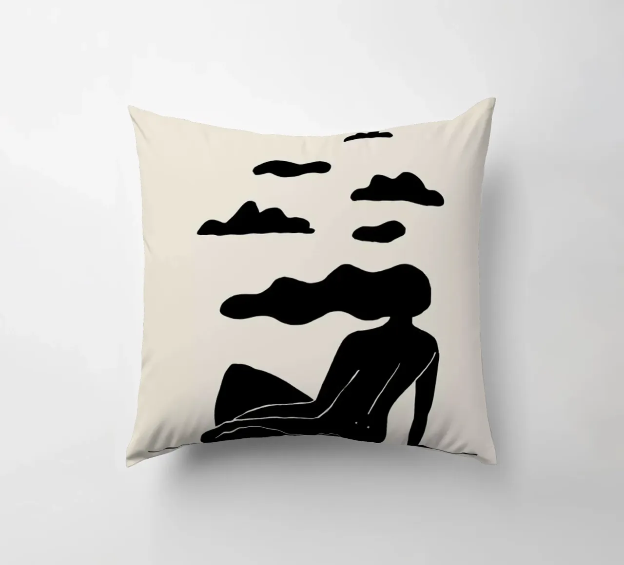 Head in the CLouds 2 cuscino da Graphite