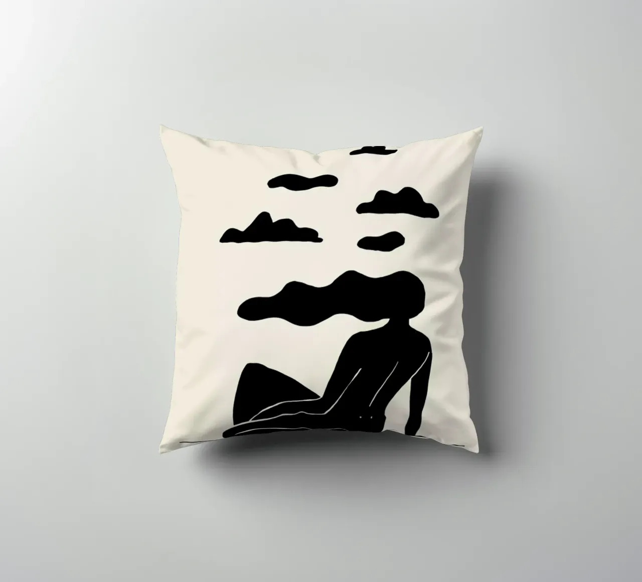 Head in the CLouds 2 cuscino da Graphite