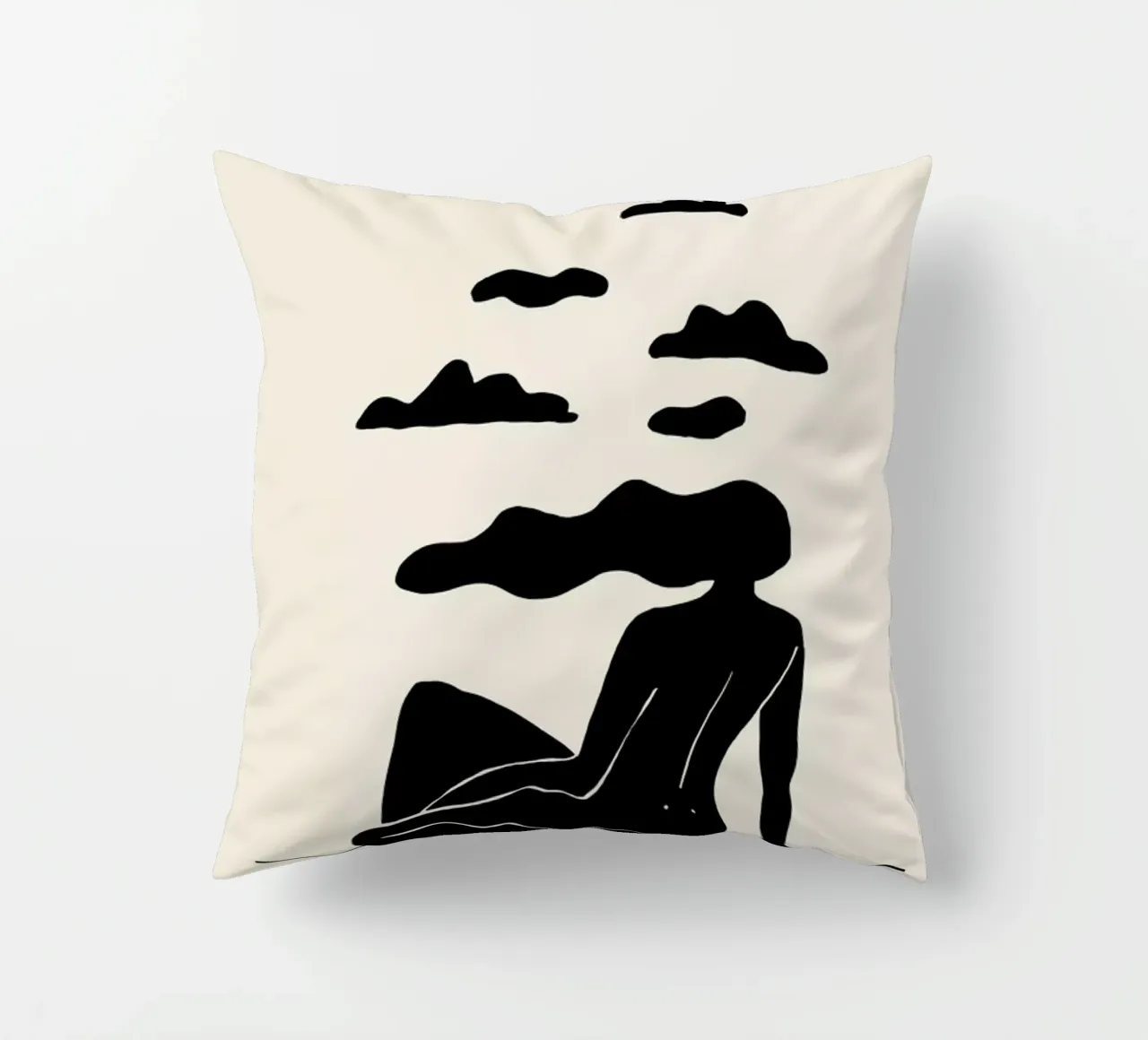 Head in the CLouds 2 cuscino da Graphite