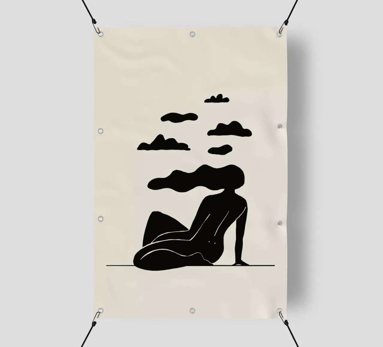 Head in the CLouds 2 telo in pvc da Graphite