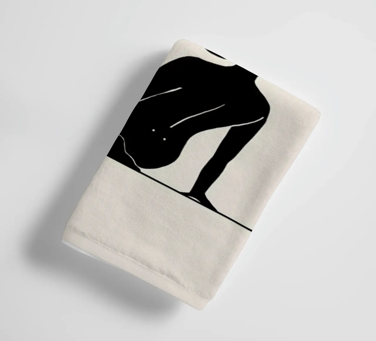 Head in the CLouds 2 asciugamano da bagno da Graphite